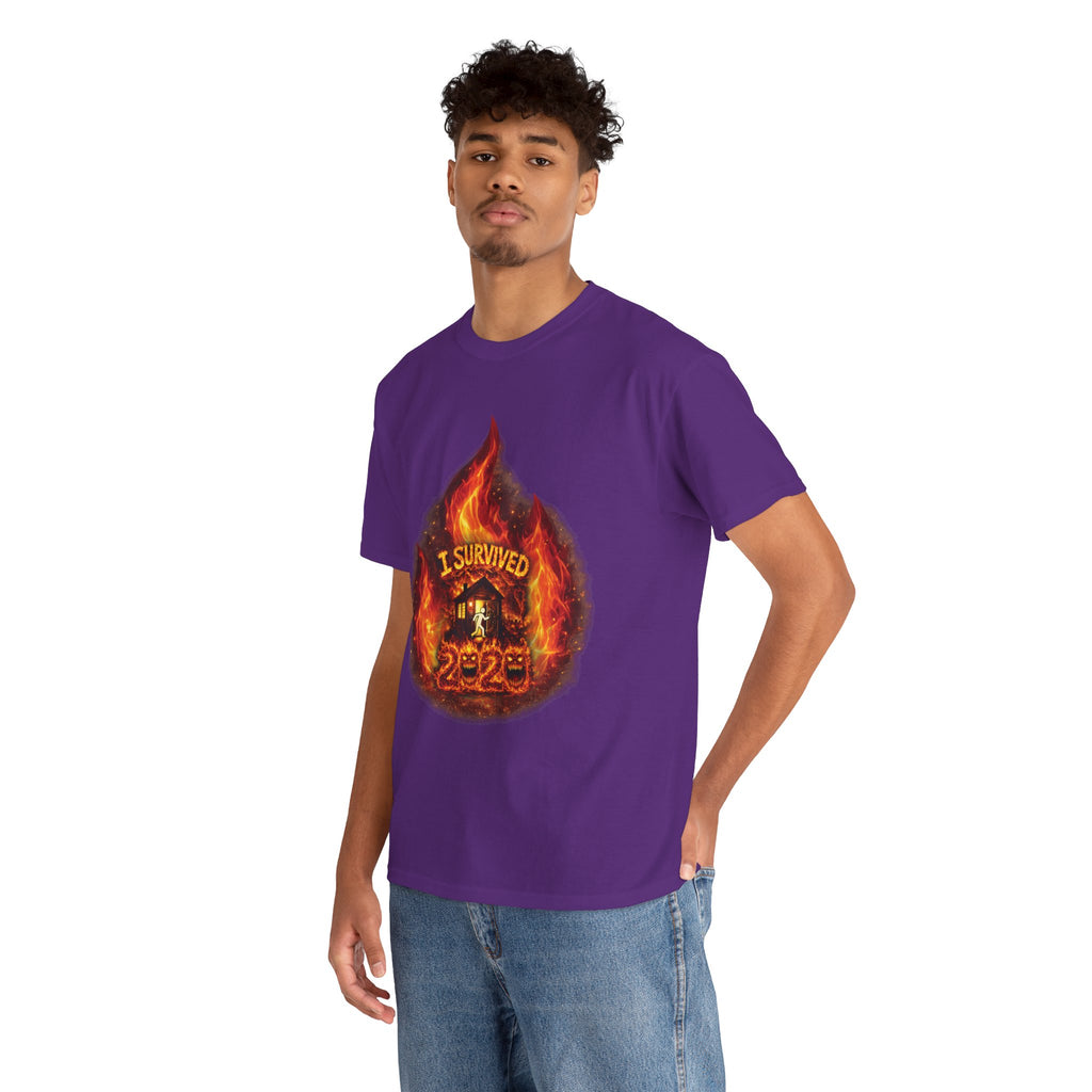 I Survived 2020 — Director's Cut S2:E1 "Berry Creek" | Wildfire Edition Memorial Unisex Heavy Cotton Tee