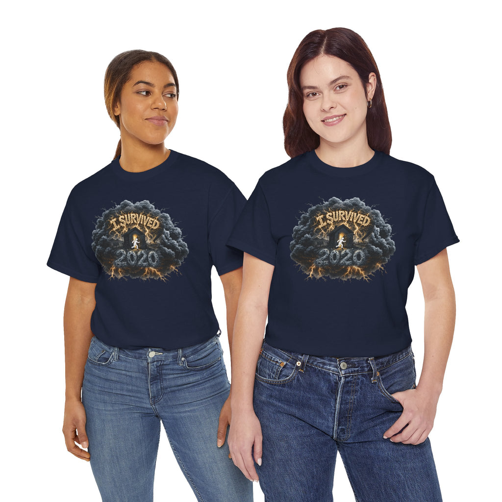 I Survived 2020 — Director's Cut Original Design Teaser Tee | Season 1 Premiere Drop Unisex Heavy Cotton Tee