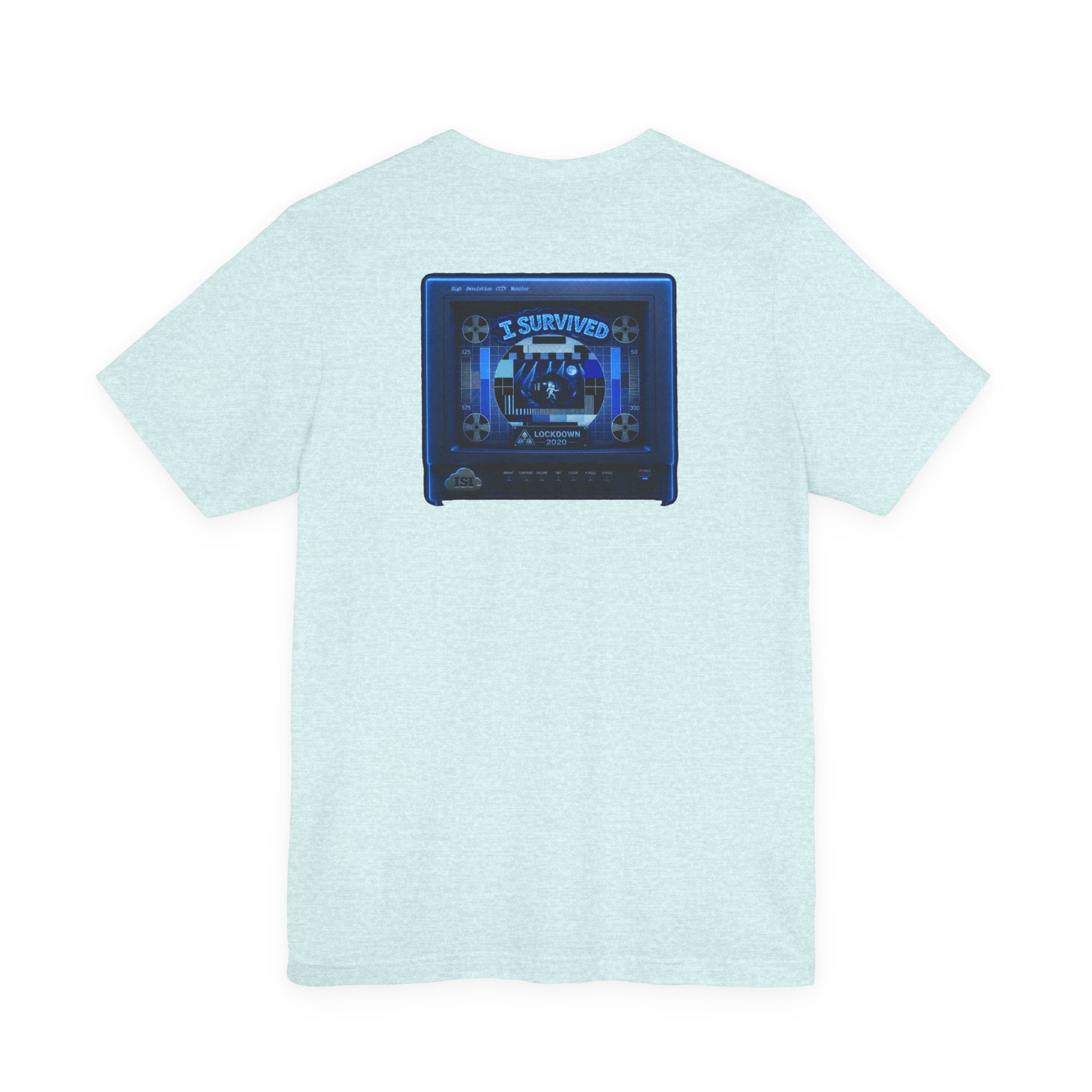 I Survived 2020 — "Please Stand By" Test Pattern Tee Lockdown Summer Exclusive Unisex Jersey Short Sleeve Tee