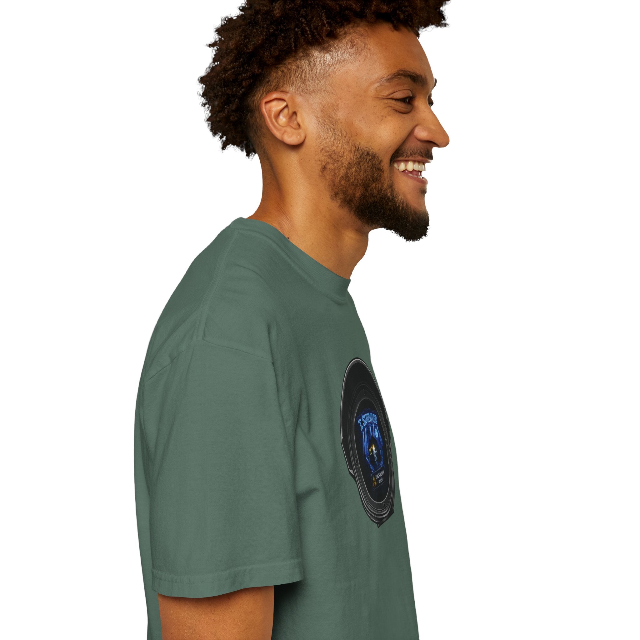 I Survived 2020 —  LOCKDOWN S3:E3: Director's Cut "Remote Schooling" Unisex Garment-Dyed T-shirt