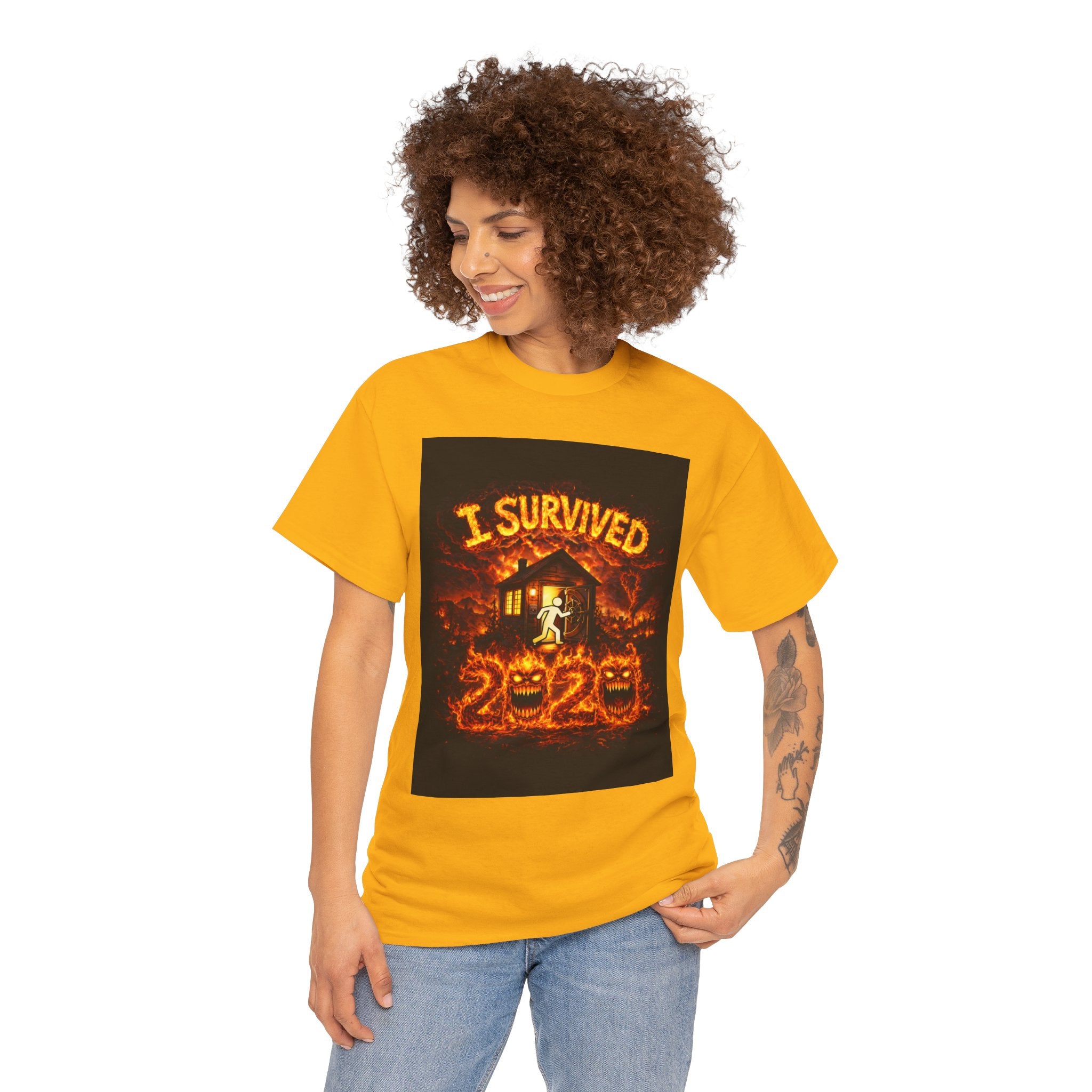 I Survived 2020 — S2:E1 "Berry Creek" | Wildfire Edition Memorial Unisex Heavy Cotton Tee