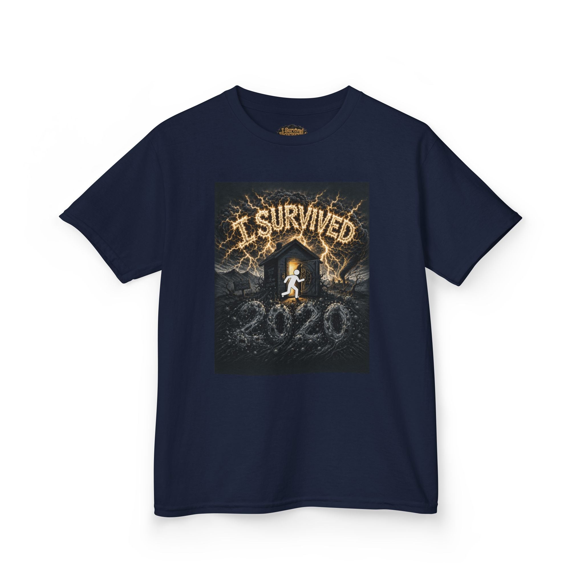 I Survived 2020 — Original Design Teaser Tee | Season 1 Premiere Drop Kids Heavy Cotton™ Tee