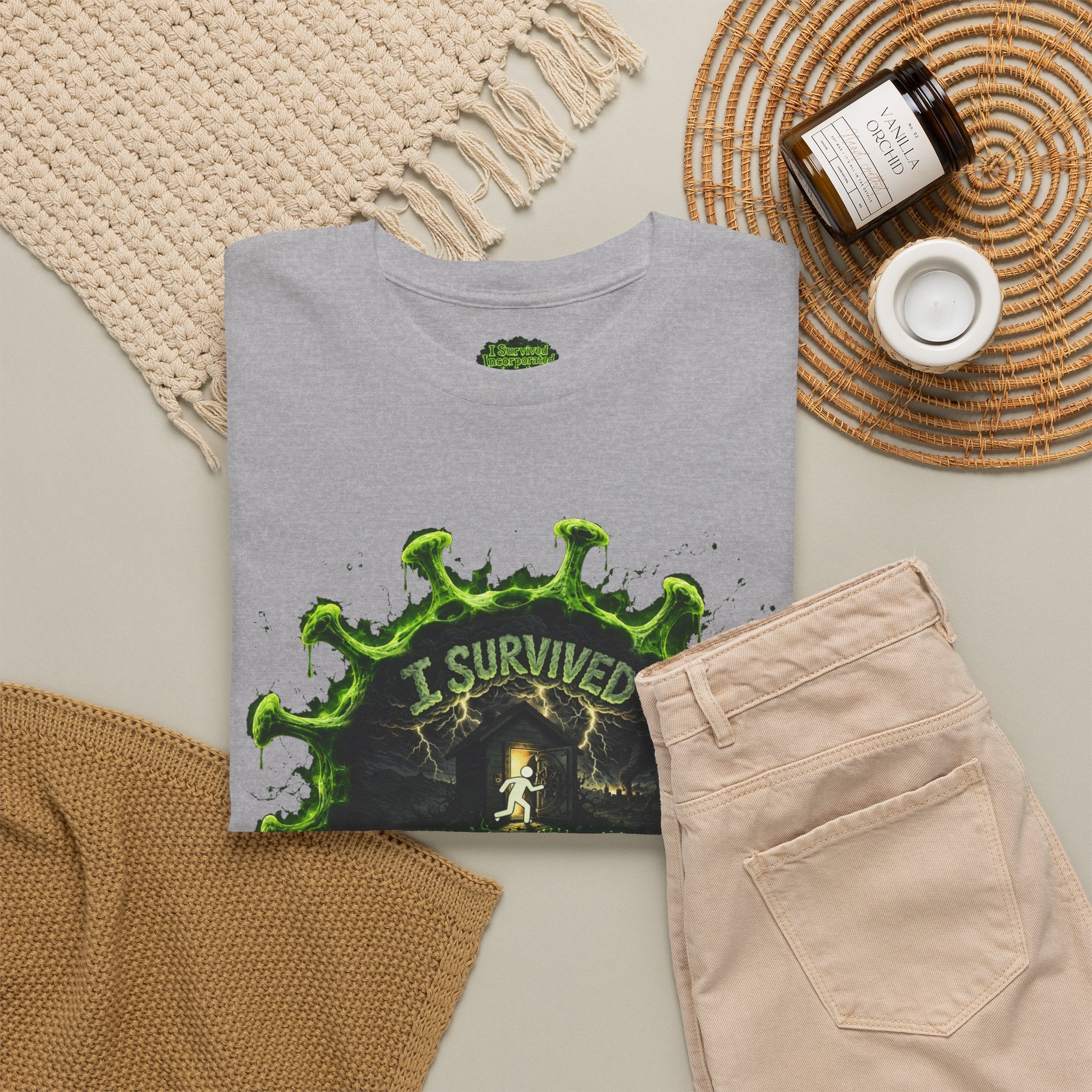 I Survived 2020 — Director's Cut S1:E3 "The Jab!" | Pandemic Edition Unisex Heavy Cotton Tee