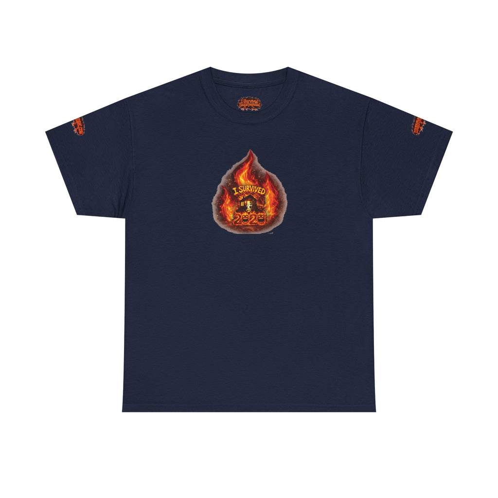 I Survived 2020 —  WILDFIRES S2:E3: Director's Cut Special Edition "The California Wildfires" Memorial Unisex Heavy Cotton Tee