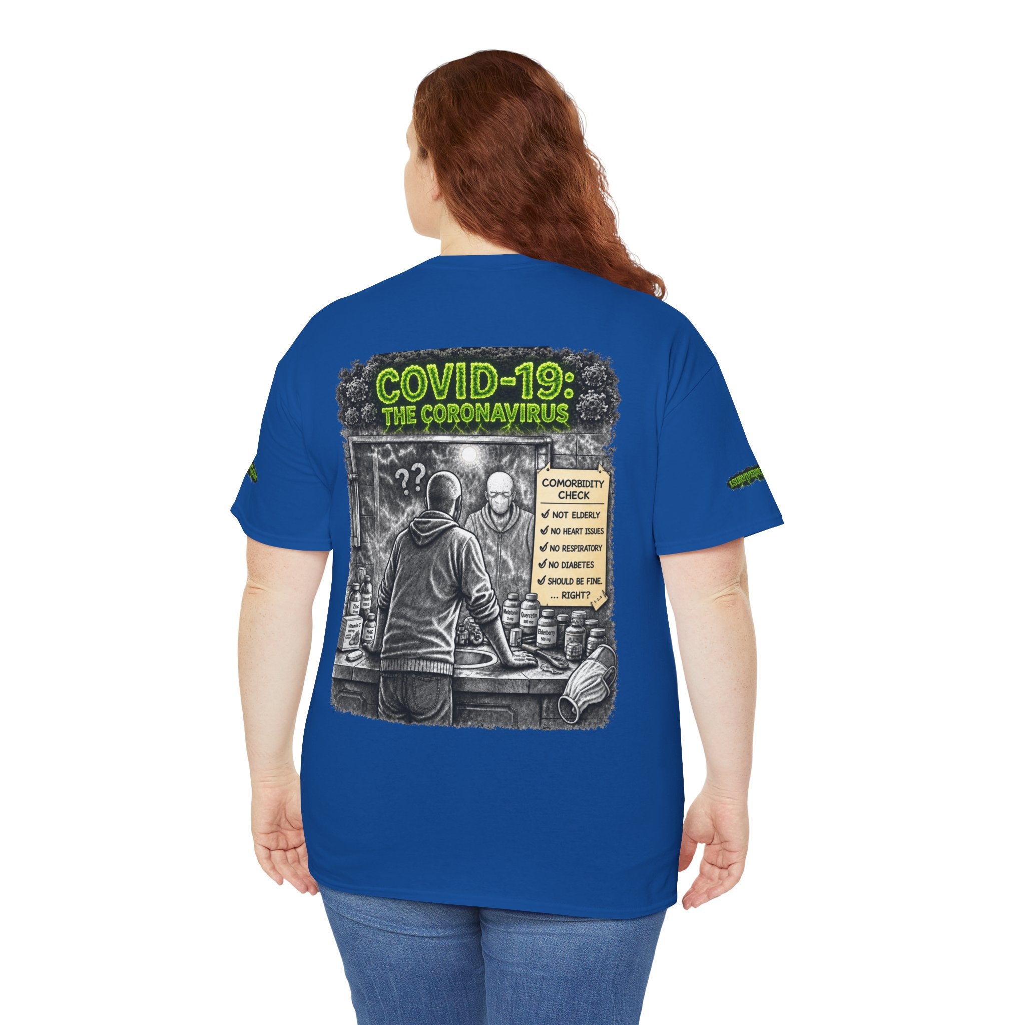 I Survived 2020 — S1:E1 "COVID-19: The Coronavirus" | Pandemic Edition Unisex Heavy Cotton Tee (SPECIAL EDITION)