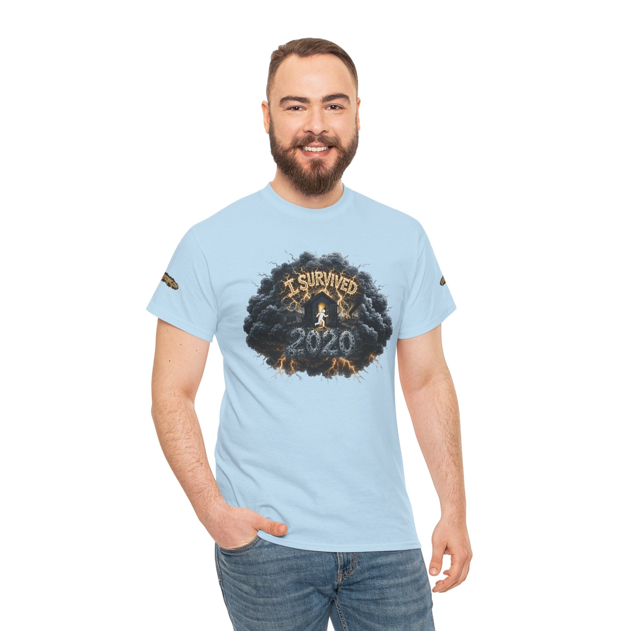 I Survived 2020 — Director's Cut Original Design Teaser Tee | Season 1 Premiere Drop Unisex Heavy Cotton Tee (SPECIAL EDITION)