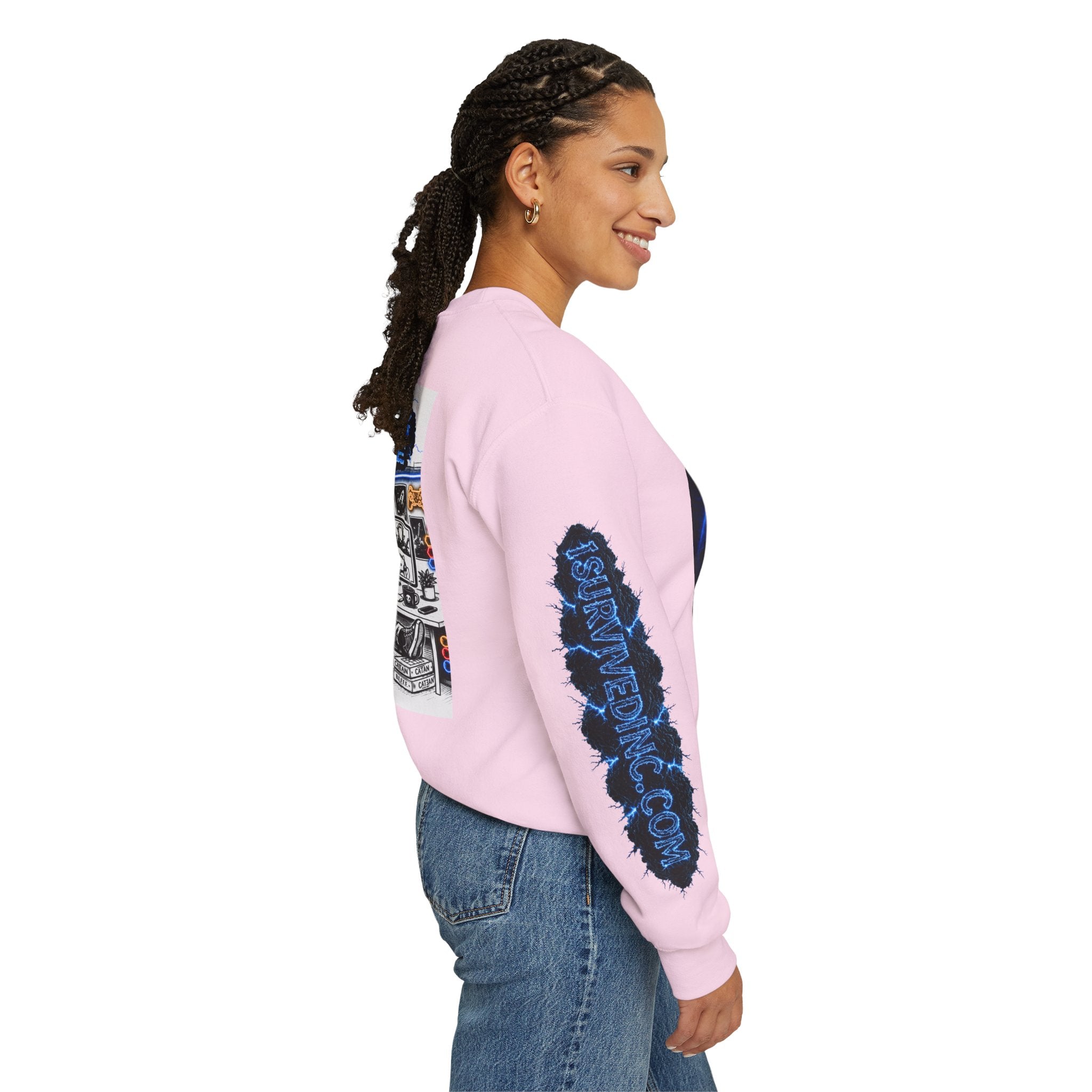 I Survived 2020 — S3:E4 "Working From Home" | Mid-Season Finale Pt. 1 | Lockdown Edition Documentary Unisex Heavy Blend™ Crewneck Sweatshirt