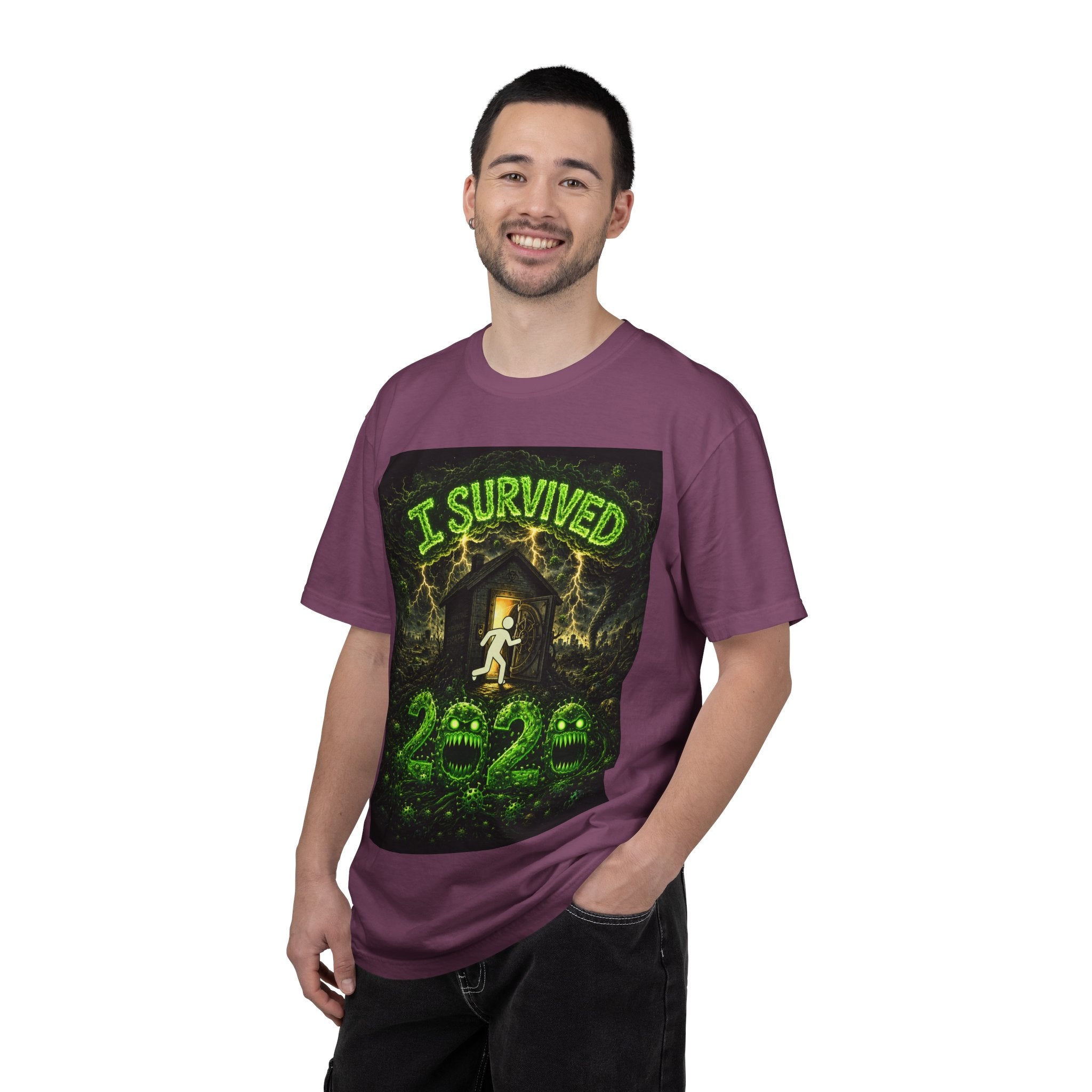 I Survived 2020 — S1:E1 "COVID-19: The Coronavirus" | Pandemic Edition Unisex Garment-Dyed T-shirt