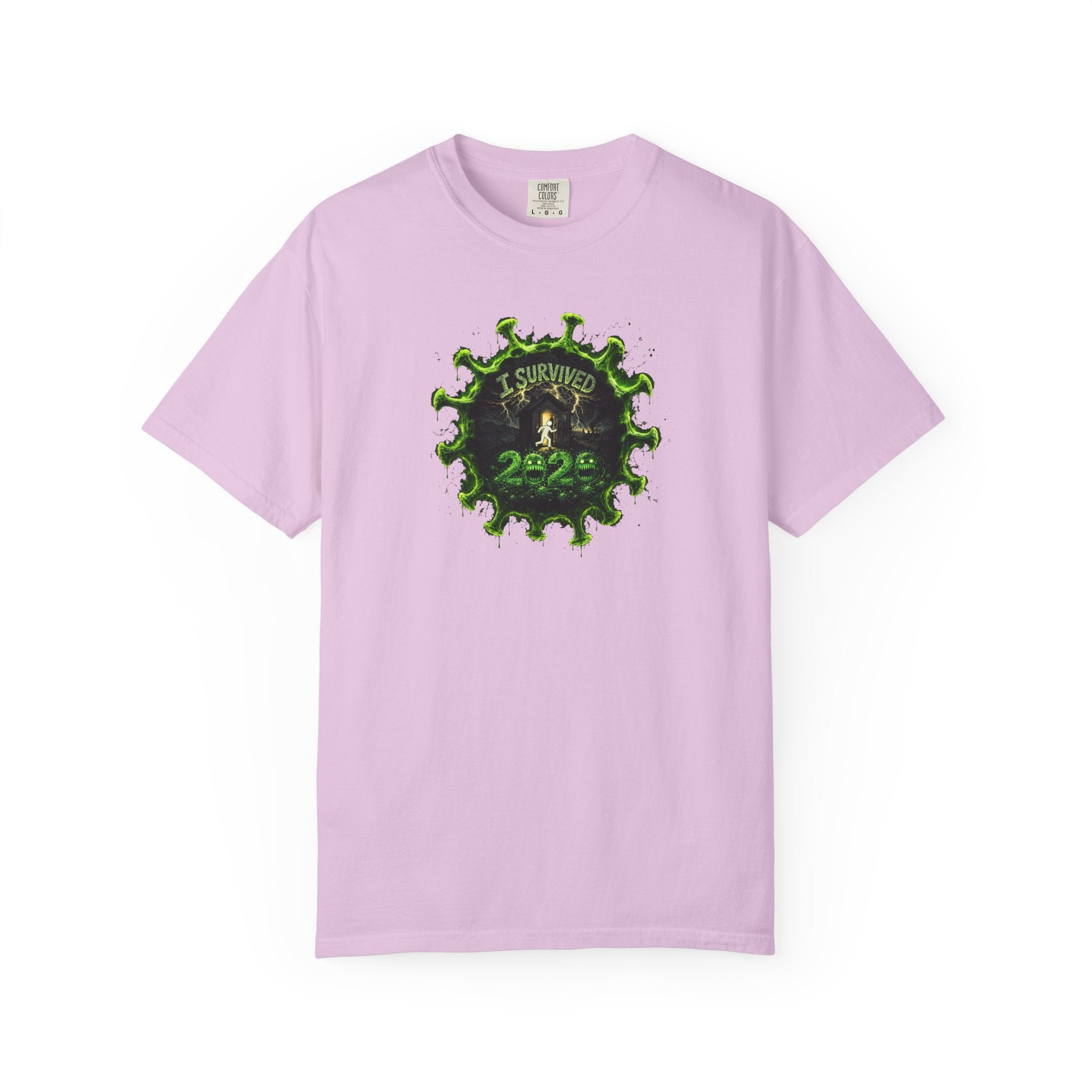 I Survived 2020 —  PANDEMIC S1:E1: Director's Cut "COVID-19: The Coronavirus" Unisex Garment-Dyed T-shirt