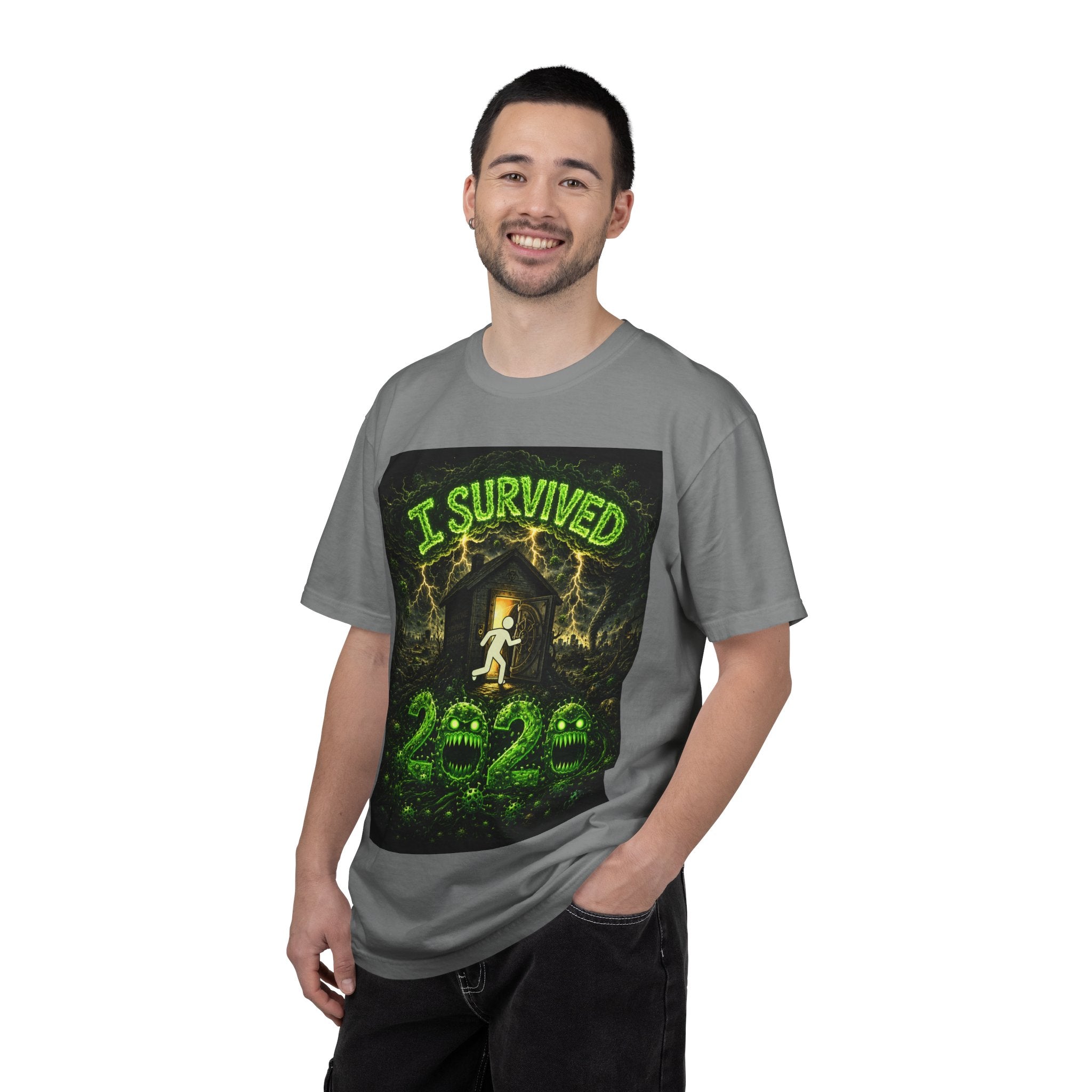 I Survived 2020 — S1:E5 "Delivery Doomsday" | Pandemic Edition Unisex Garment-Dyed T-shirt