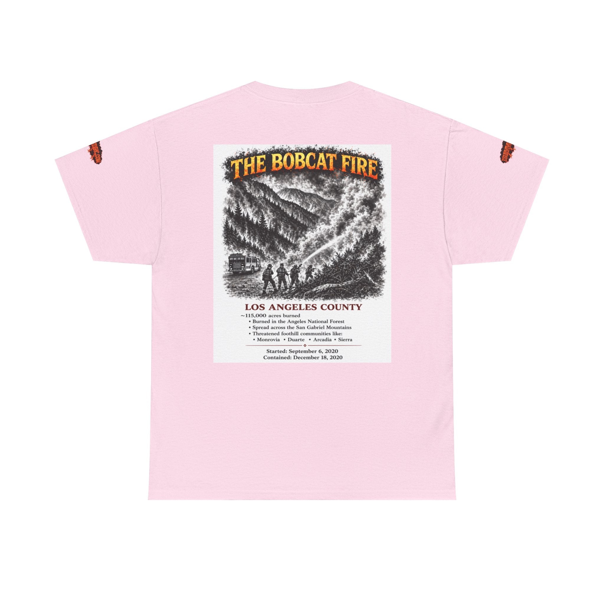 I Survived 2020 — S2:E2 "The Bobcat Fire" | Wildfire Edition Memorial Unisex Heavy Cotton Tee (SPECIAL EDITION)