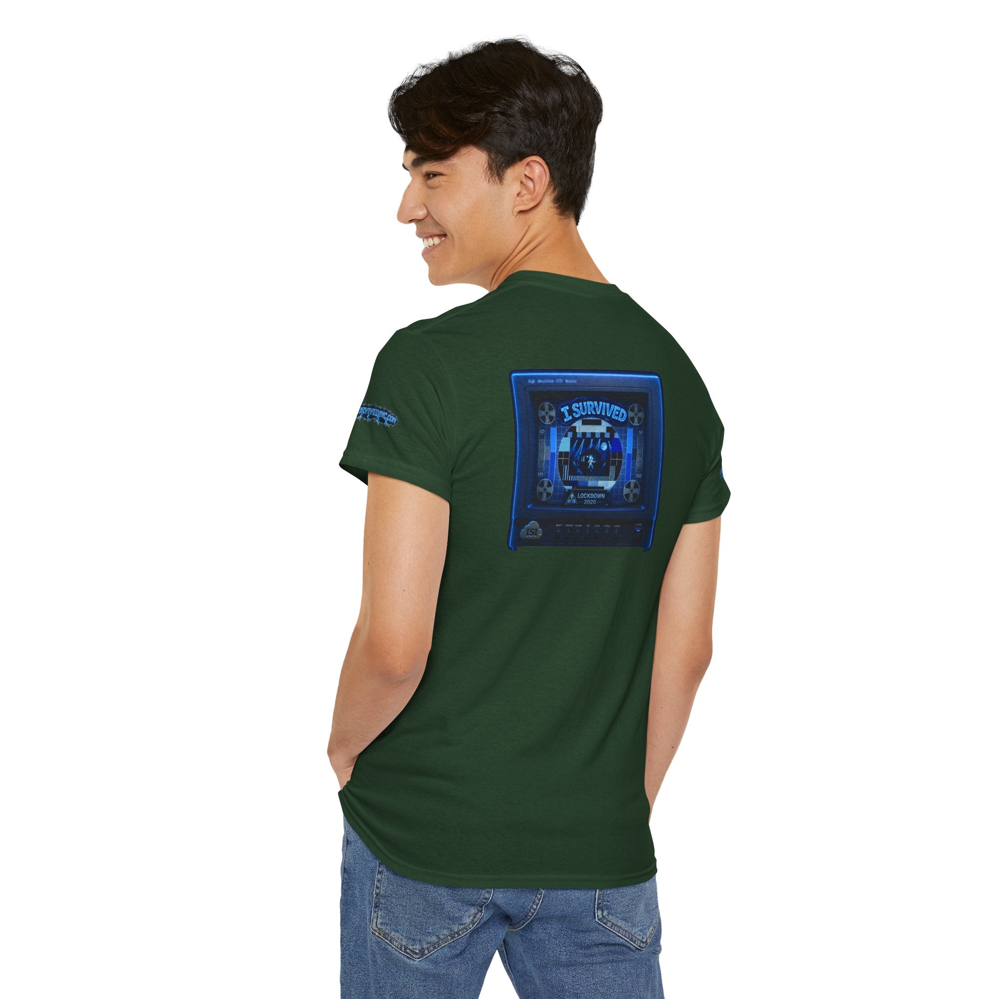 I Survived 2020 — "Please Stand By" Test Pattern Tee Lockdown Special Edition Summer Exclusive Unisex Heavy Cotton Tee