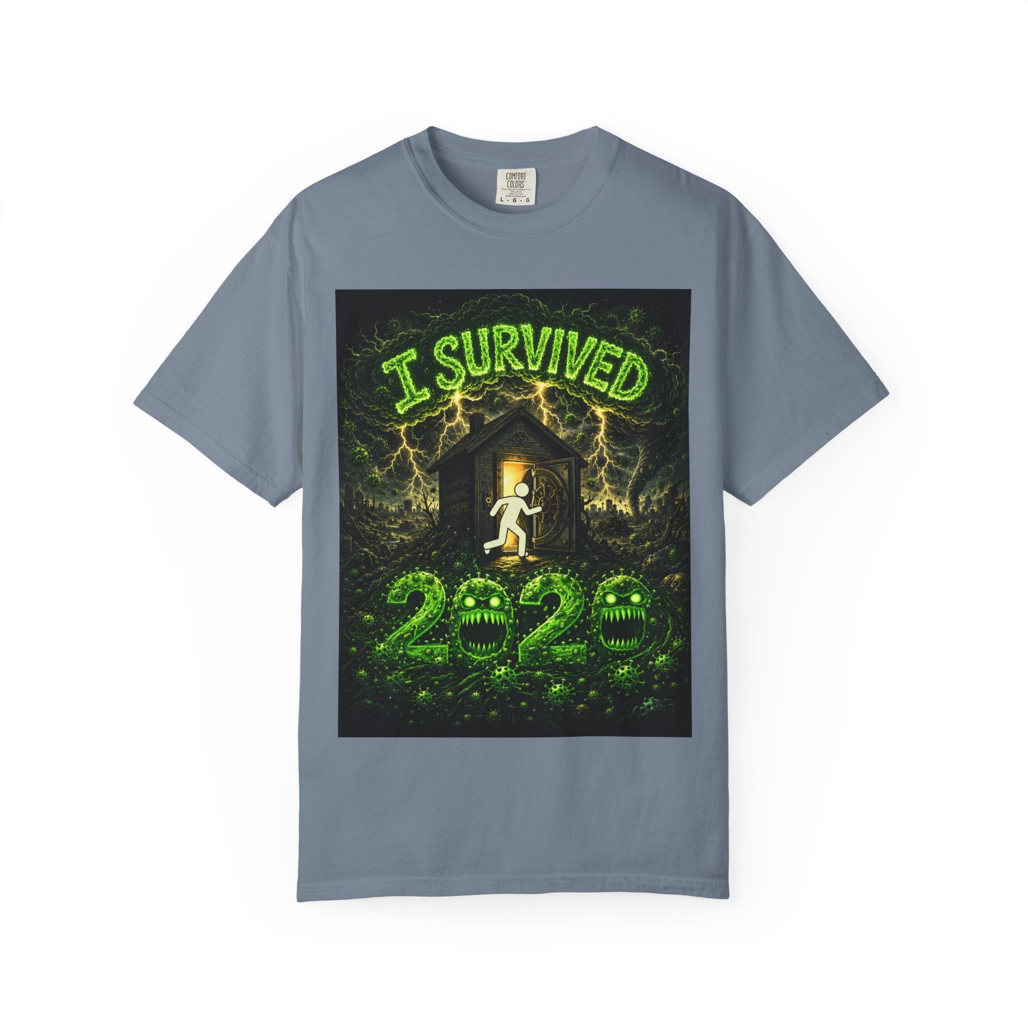 I Survived 2020 — S1:E1 "COVID-19: The Coronavirus" | Pandemic Edition Unisex Garment-Dyed T-shirt
