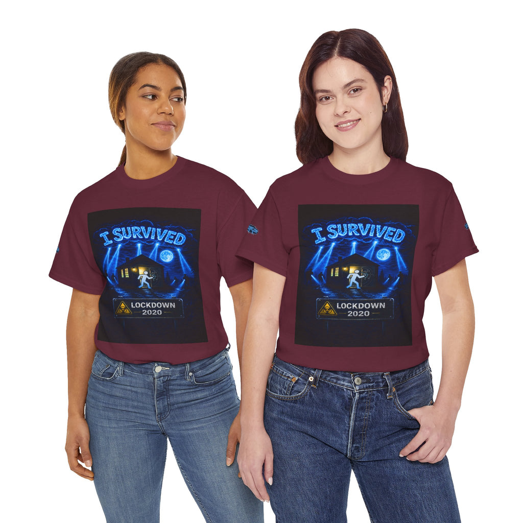 I Survived 2020 — LOCKDOWN S3:E3: Special Edition "Remote Schooling" Unisex Heavy Cotton Tee
