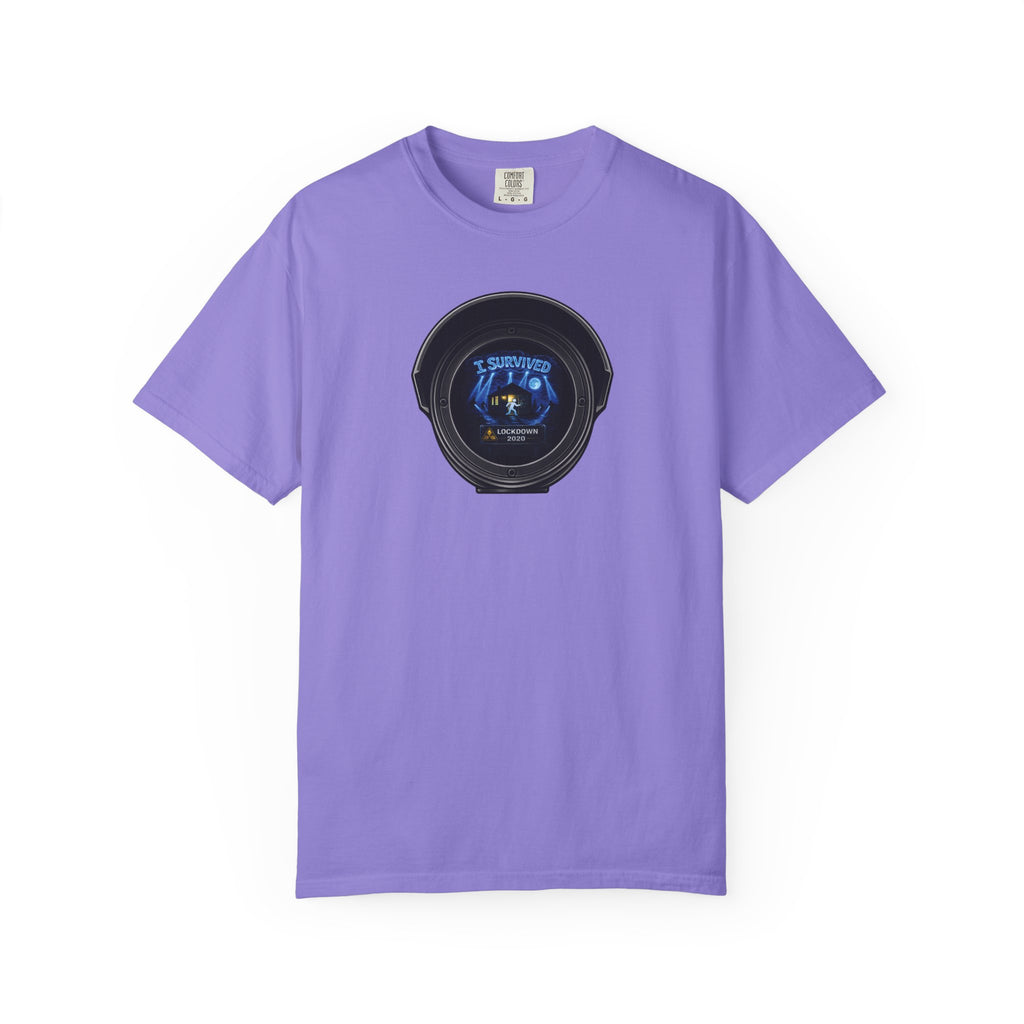 I Survived 2020 —  LOCKDOWN S3:E3: Director's Cut "Remote Schooling" Unisex Garment-Dyed T-shirt
