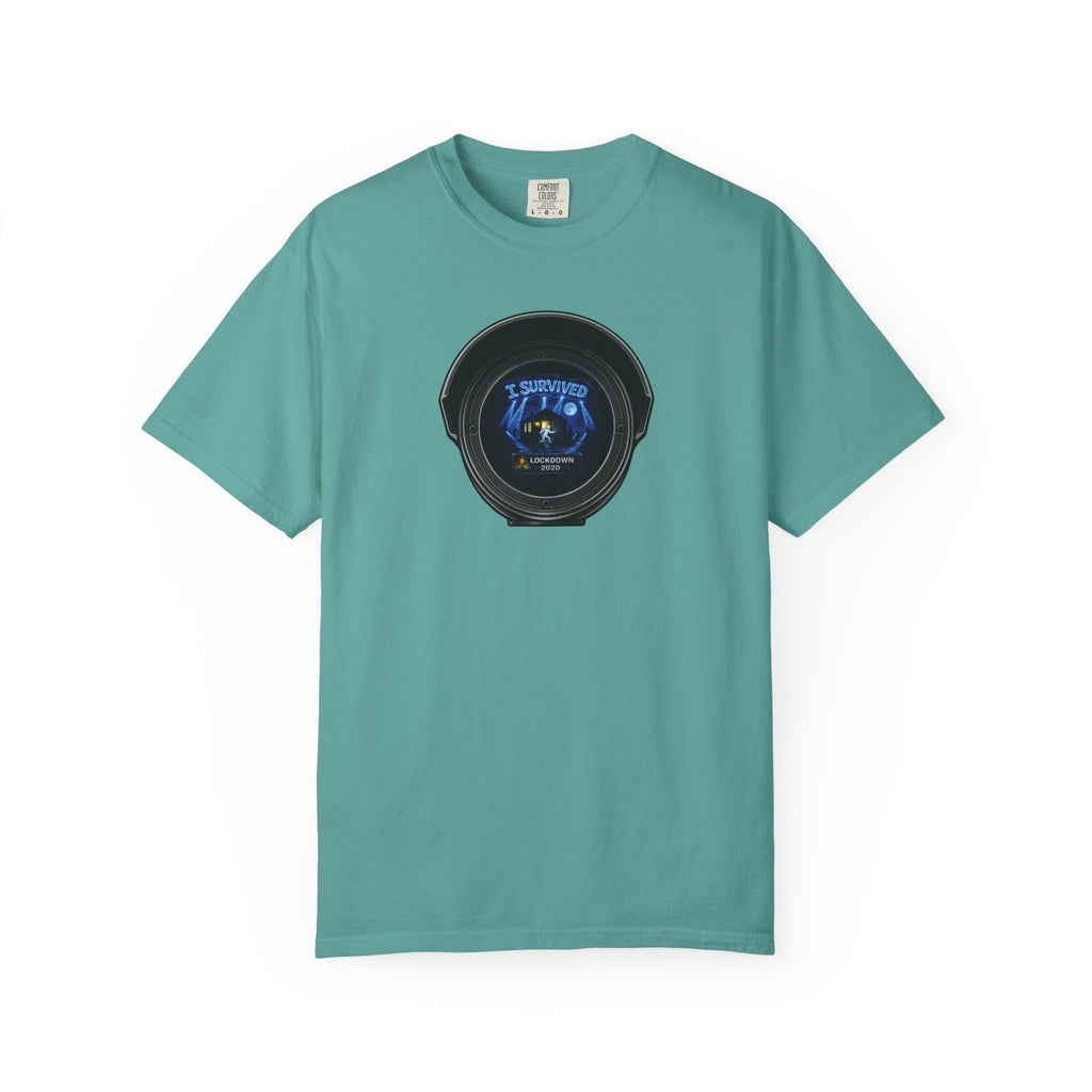 I Survived 2020 —  LOCKDOWN S3:E3: Director's Cut "Remote Schooling" Unisex Garment-Dyed T-shirt