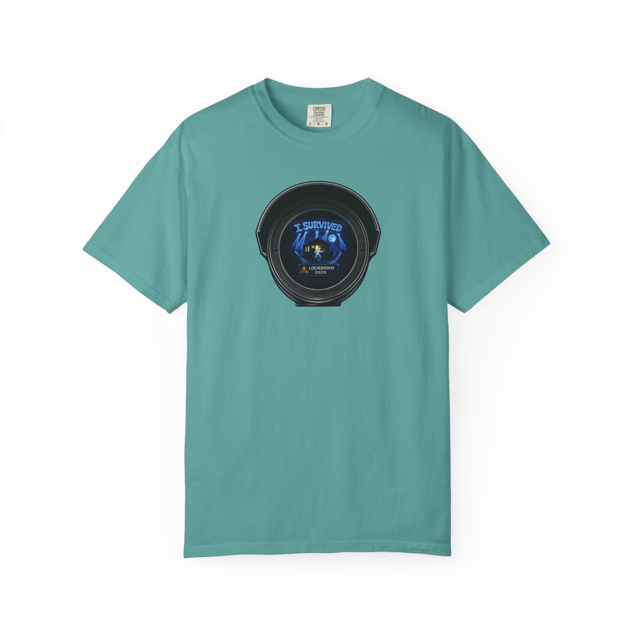 I Survived 2020 —  LOCKDOWN S3:E3: Director's Cut "Remote Schooling" Unisex Garment-Dyed T-shirt