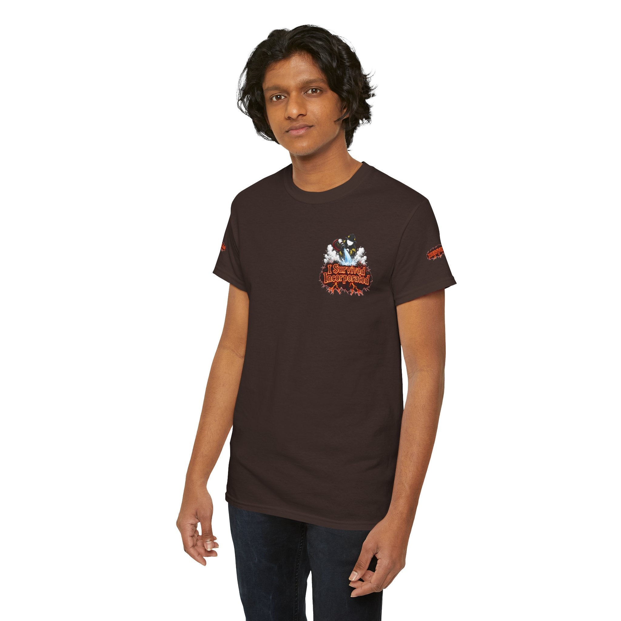 I Survived 2020 — "Please Stand By" Test Pattern Tee Wildfire Signal Special Edition Summer Premiere Unisex Heavy Cotton Tee