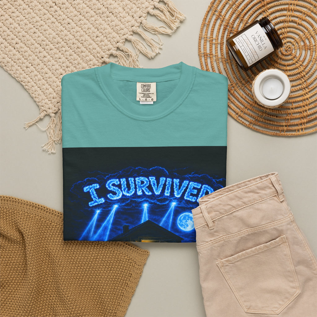 I Survived 2020 — LOCKDOWN S3:E1: "Quarantine" Unisex Garment-Dyed T-shirt