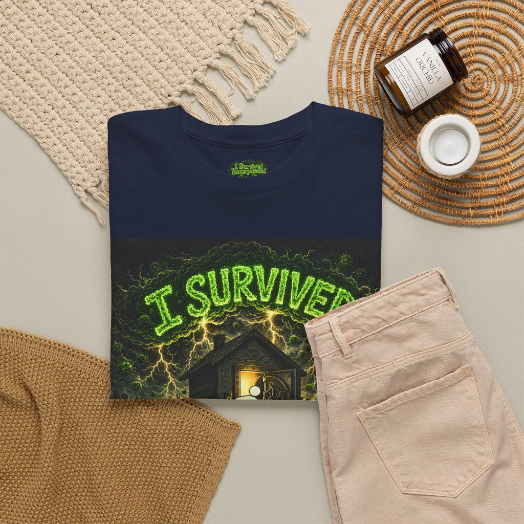 Sobreviví al 2020 — T1:E5 "El día del juicio final de las entregas" | Camiseta unisex de algodón pesado (Edición Pandemia) (EDICIÓN ESPECIAL)