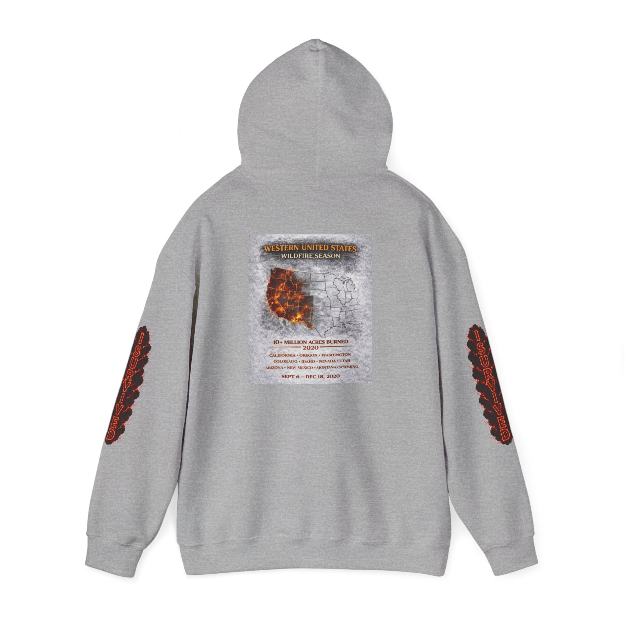 I Survived 2020 — Director's Cut S2:E4 "Western U.S. Wildfire Season" | Mid-Season Finale Pt. 1 | Wildfire Edition Memorial Hoodie Sweatshirt