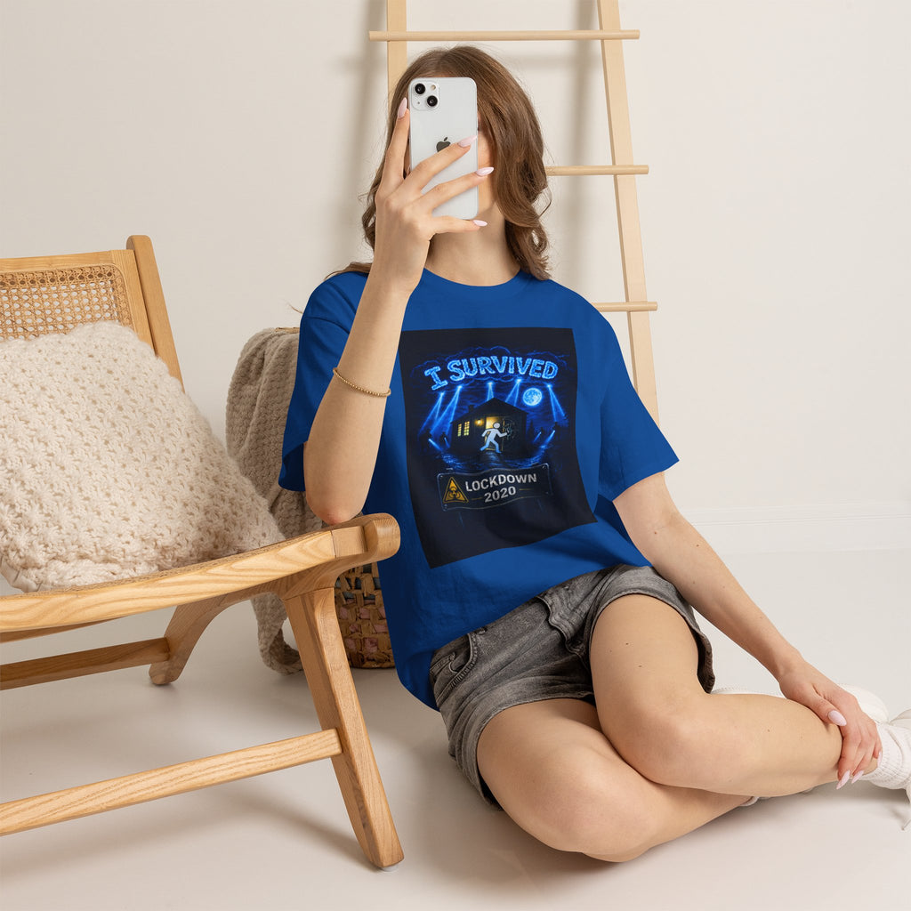 Copy of  I Survived 2020 — S3:E1 "Quarantine" | Lockdown Edition Documentary Unisex Heavy Cotton Tee