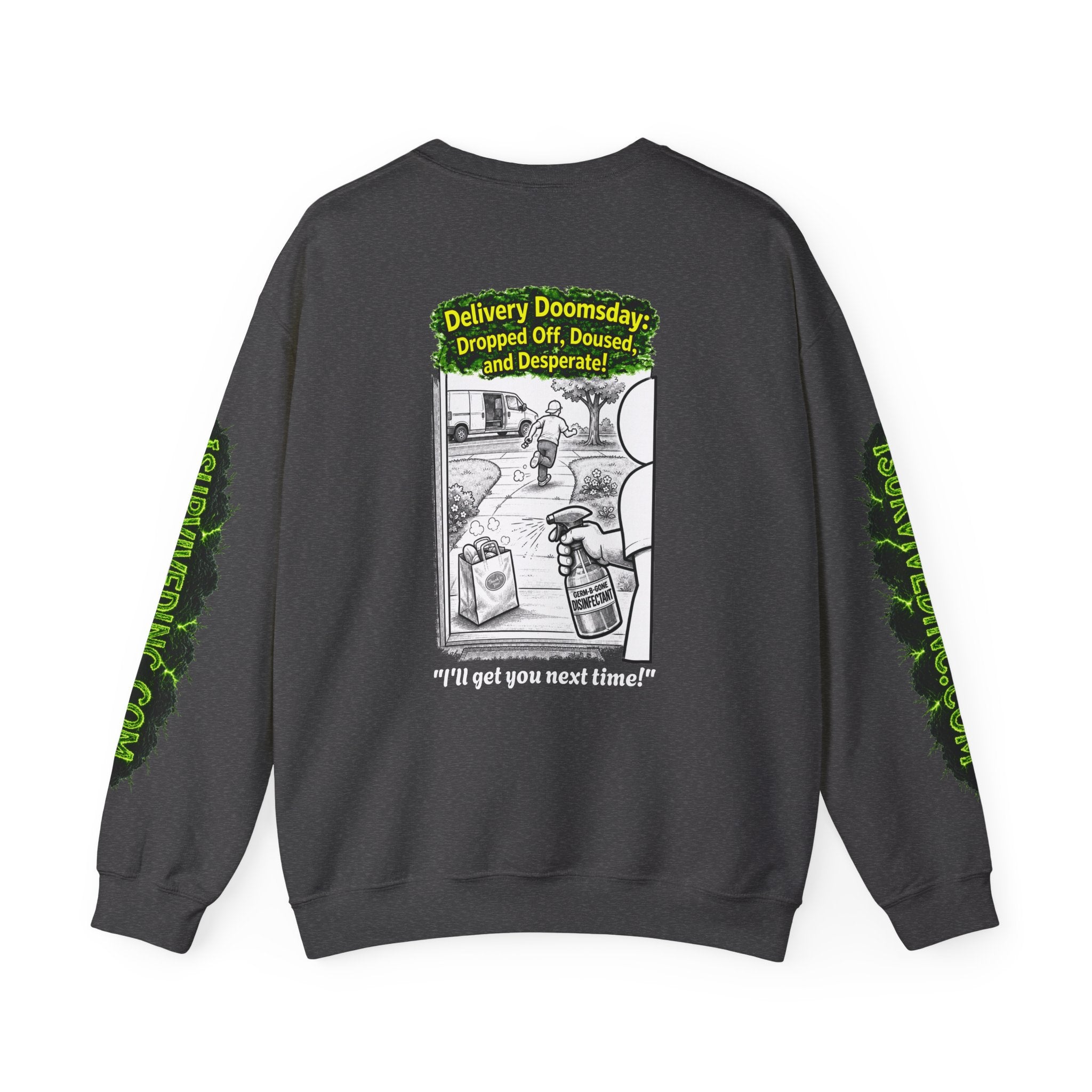 I Survived 2020 — PANDEMIC S1:E5: "Delivery Doomsday" Unisex Heavy Blend™ Crewneck Sweatshirt
