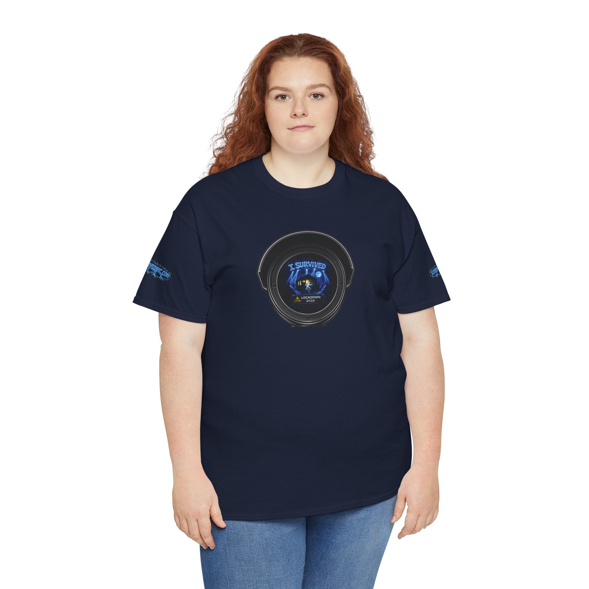 I Survived 2020 — LOCKDOWN S3:E3: Director's Cut Special Edition "Working From Home" Unisex Heavy Cotton Tee