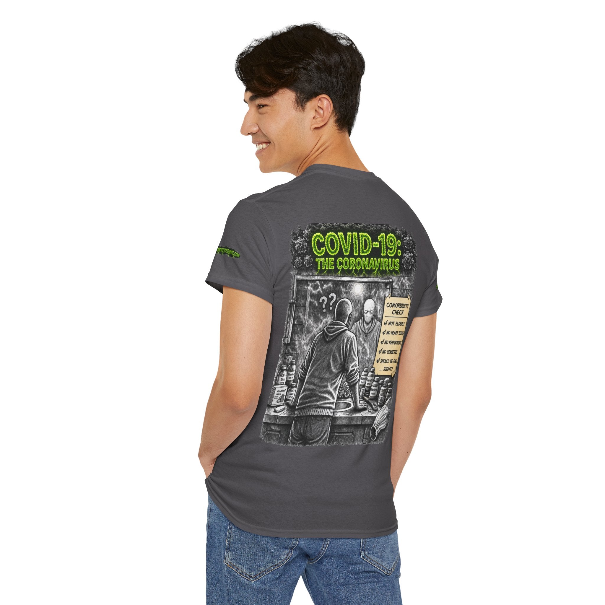 I Survived 2020 — S1:E1 "COVID-19: The Coronavirus" | Pandemic Edition Unisex Heavy Cotton Tee (SPECIAL EDITION)