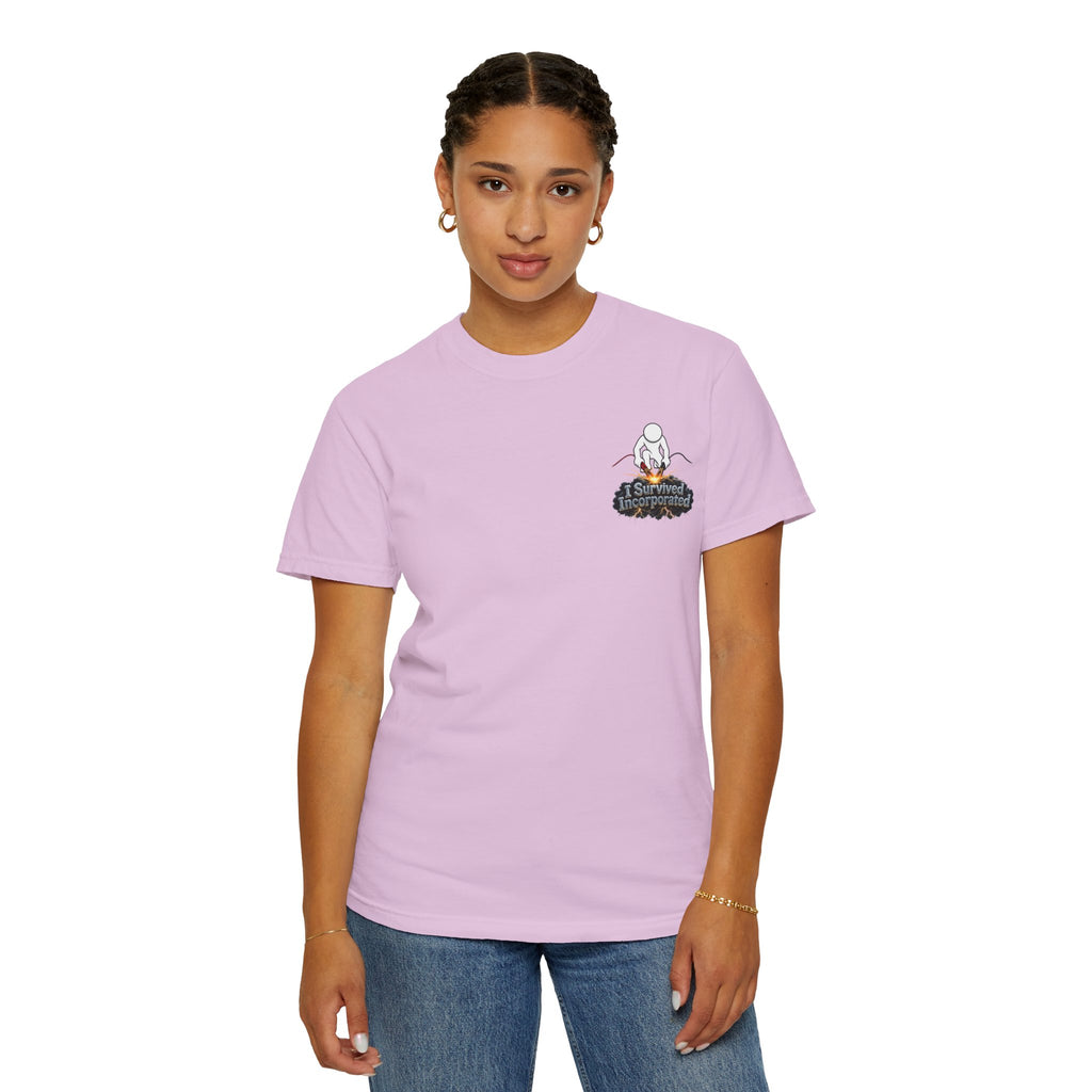 I Survived 2020 — "Please Stand By" Test Pattern Tee Summer Premier Unisex Garment-Dyed T-shirt