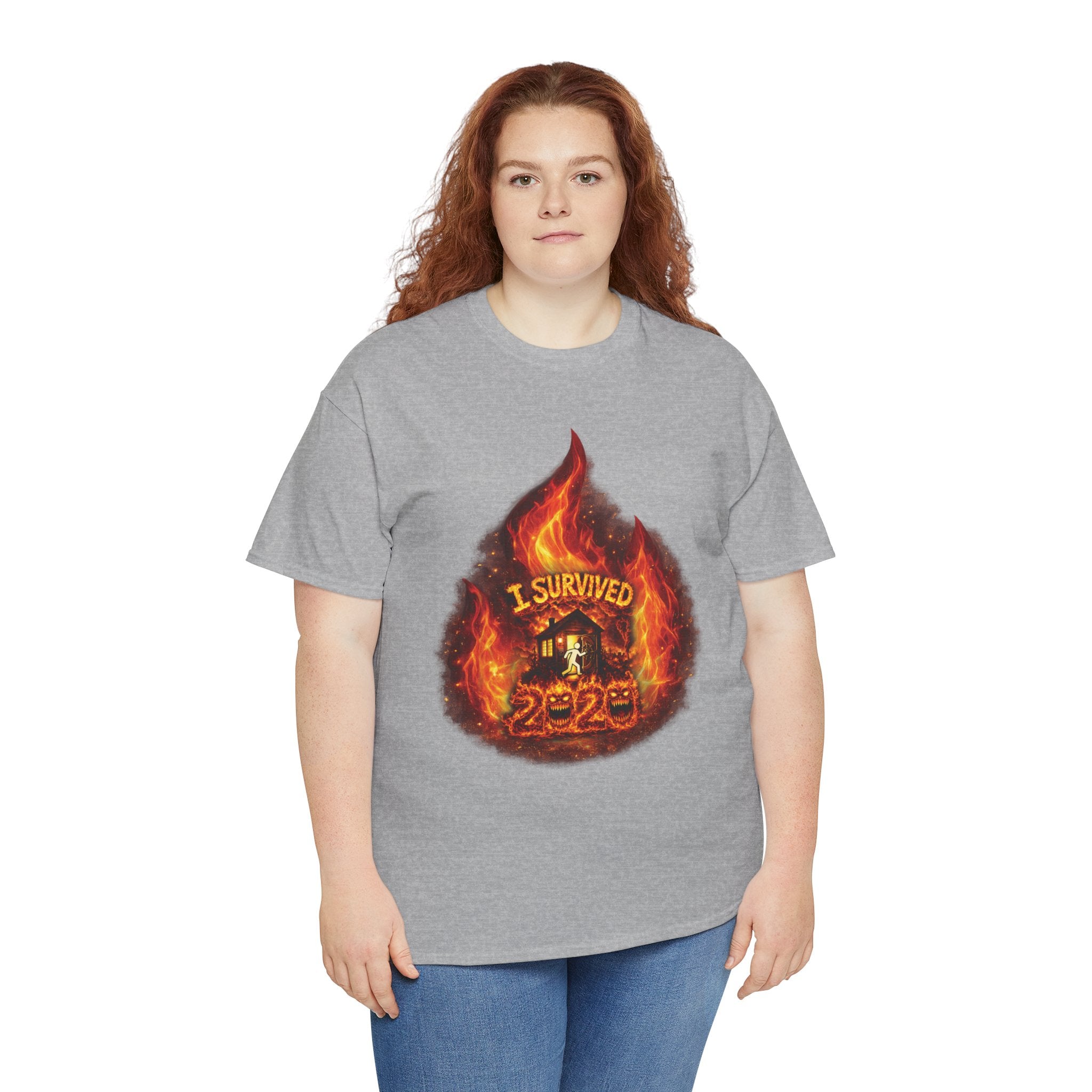 I Survived 2020 — Director's Cut S2:E2 "The Bobcat Fire" | Wildfire Edition Memorial Unisex Heavy Cotton Tee