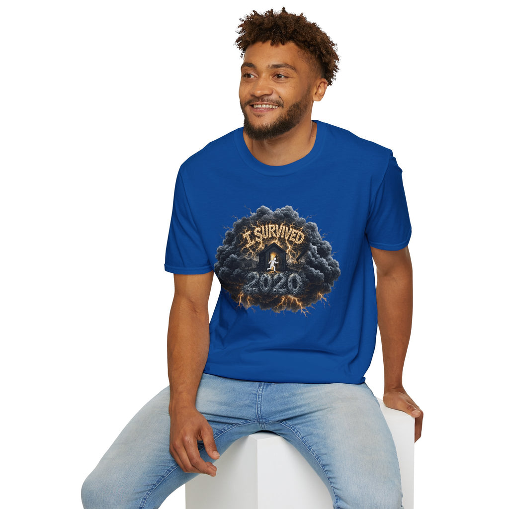 I Survived 2020 — Director's Cut Original Design Teaser Tee | Season 1 Premiere Drop Unisex Softstyle T-Shirt