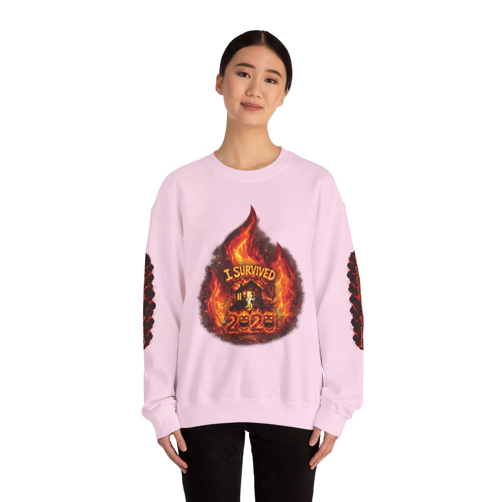 I Survived 2020 — Director's Cut S2:E4 "Western U.S. Wildfire Season" | Mid-Season Finale Pt. 1 | Wildfire Edition Memorial Unisex Heavy Blend™ Crewneck Sweatshirt
