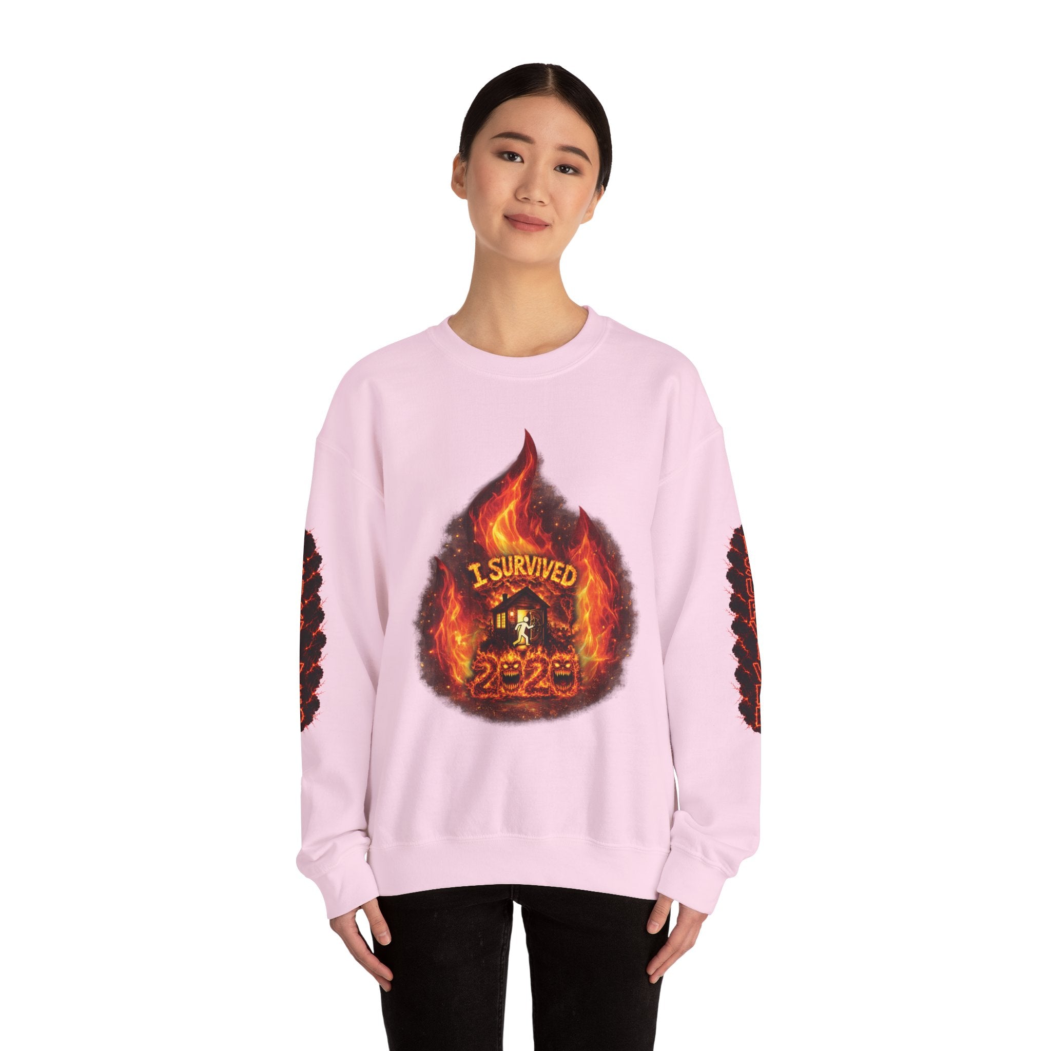 I Survived 2020 — Director's Cut S2:E4 "Western U.S. Wildfire Season" | Mid-Season Finale Pt. 1 | Wildfire Edition Memorial Unisex Heavy Blend™ Crewneck Sweatshirt