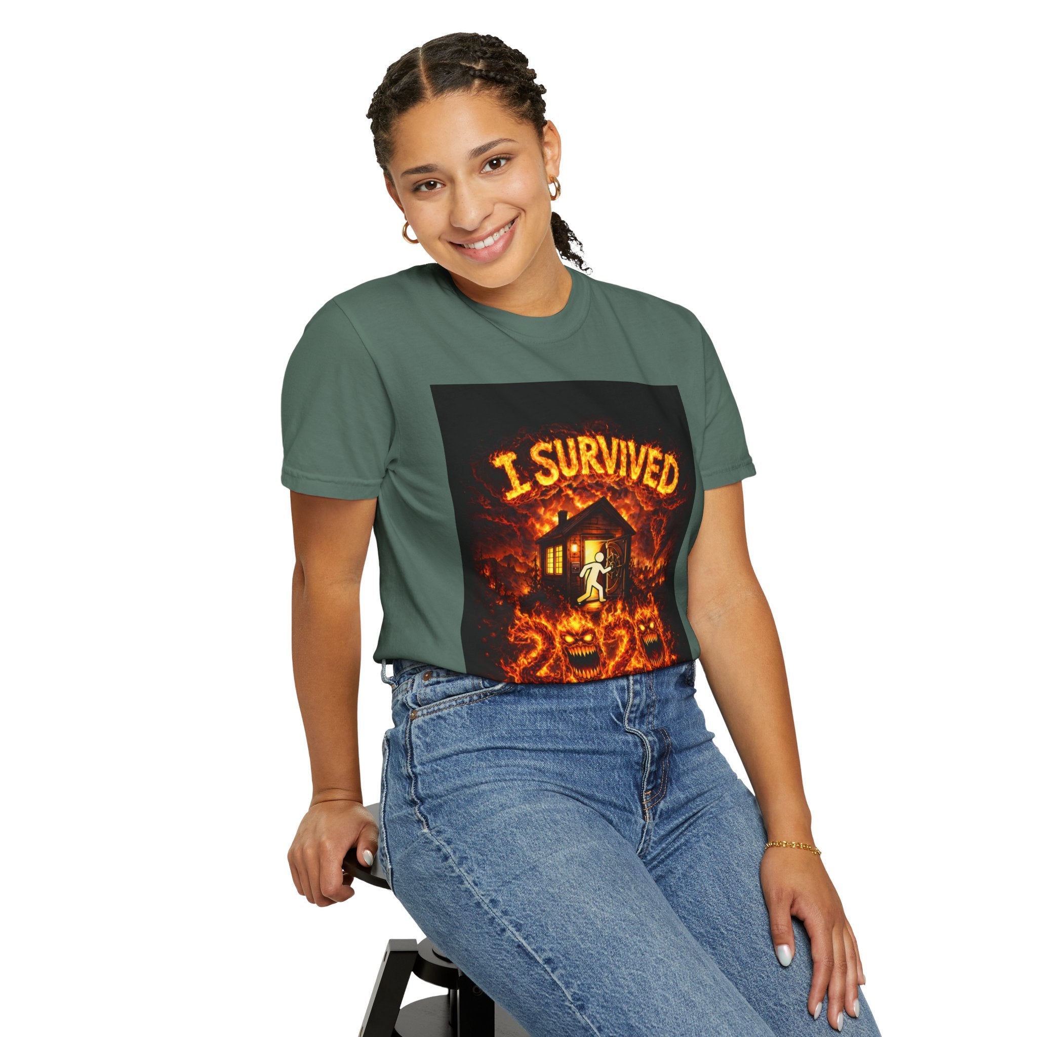 I Survived 2020 — S2:E4 "Western U.S. Wildfire Season" | Mid-Season Finale Pt. 1 | Wildfire Edition Memorial Unisex Garment-Dyed T-shirt