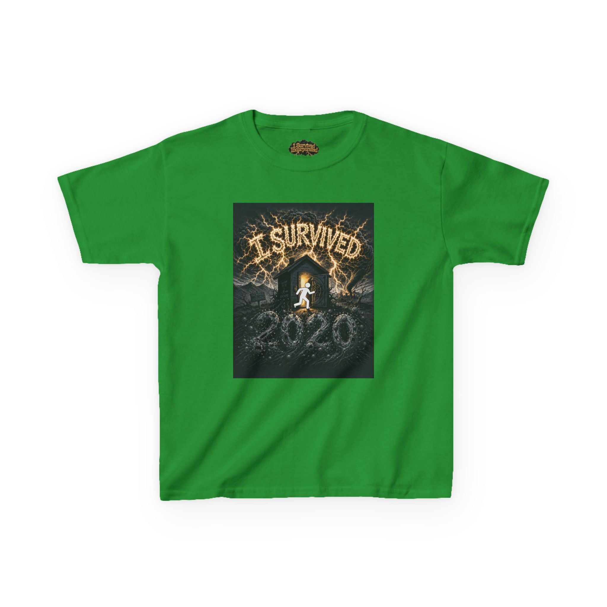 I Survived 2020 — Original Design Teaser Tee | Season 1 Premiere Drop Kids Heavy Cotton™ Tee