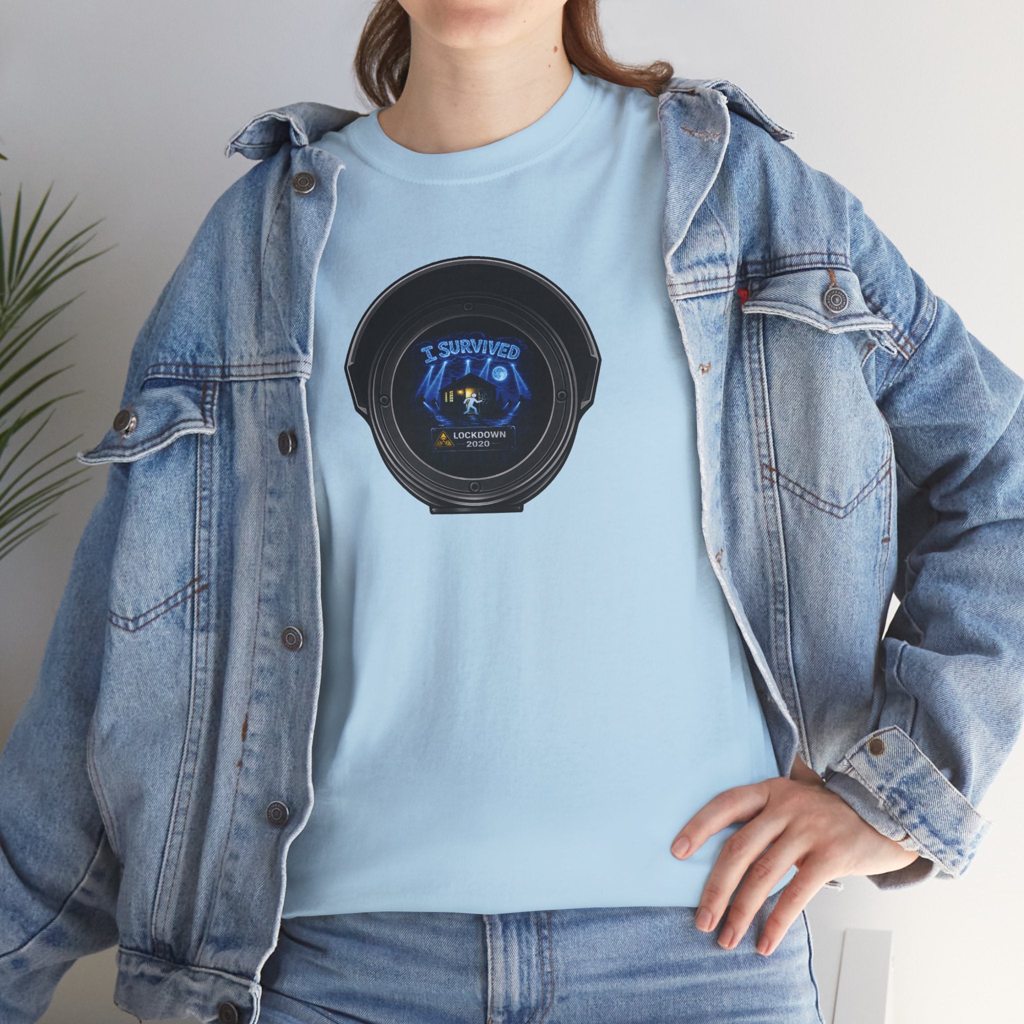 I Survived 2020 — LOCKDOWN S3:E1: Director's Cut Special Edition "Quarantine" Unisex Heavy Cotton Tee