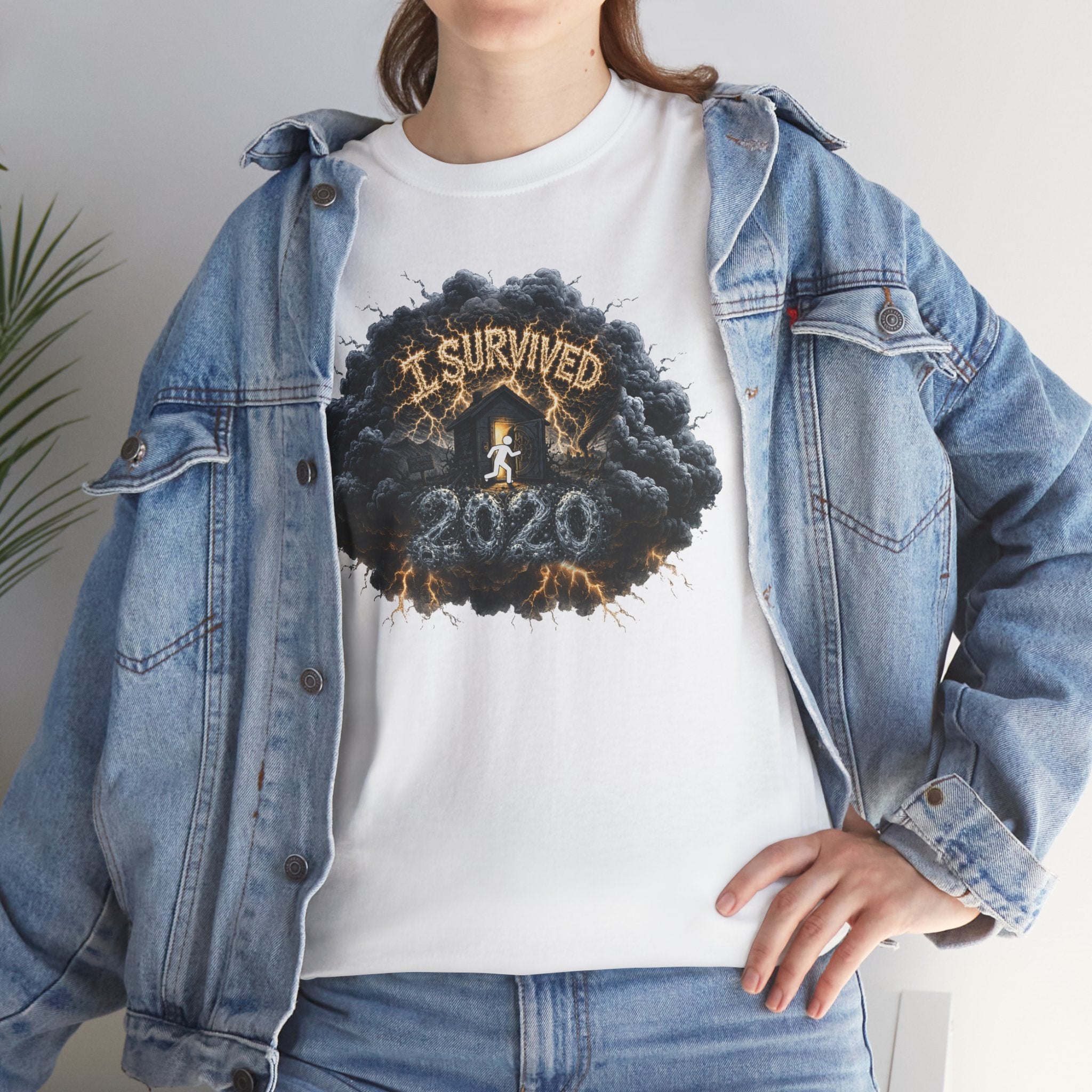 I Survived 2020 — Director's Cut Original Design Teaser Tee | Season 1 Premiere Drop Unisex Heavy Cotton Tee