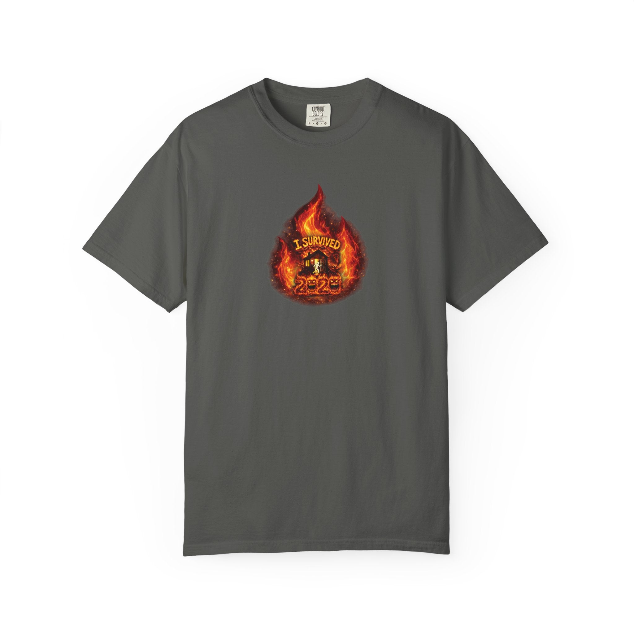 I Survived 2020 — WILDFIRES S2:E1: Director's Cut "Berry Creek" Memorial Unisex Garment-Dyed T-shirt