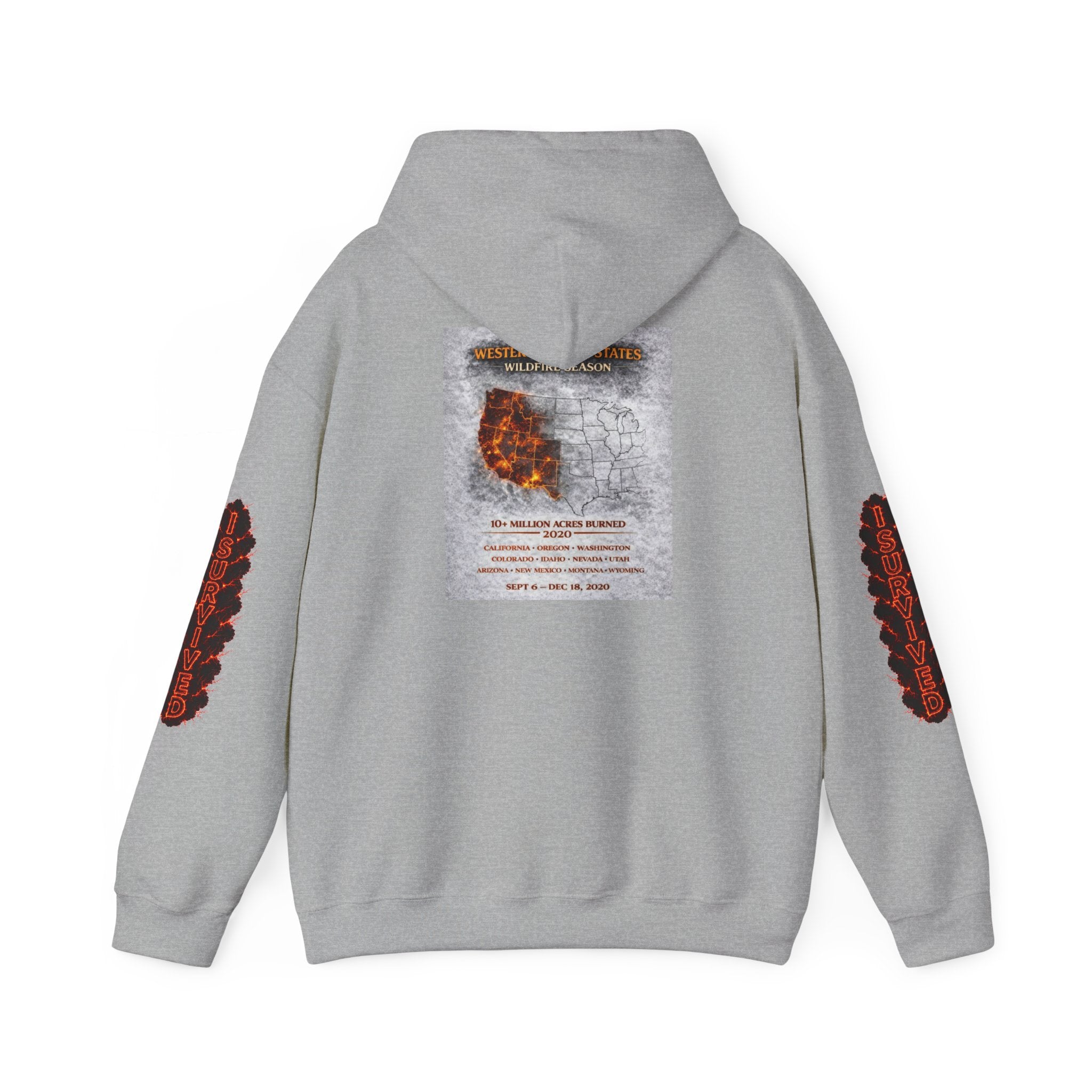 I Survived 2020 — Director's Cut S2:E4 "Western U.S. Wildfire Season" | Mid-Season Finale Pt. 1 | Wildfire Edition Memorial Hoodie Sweatshirt