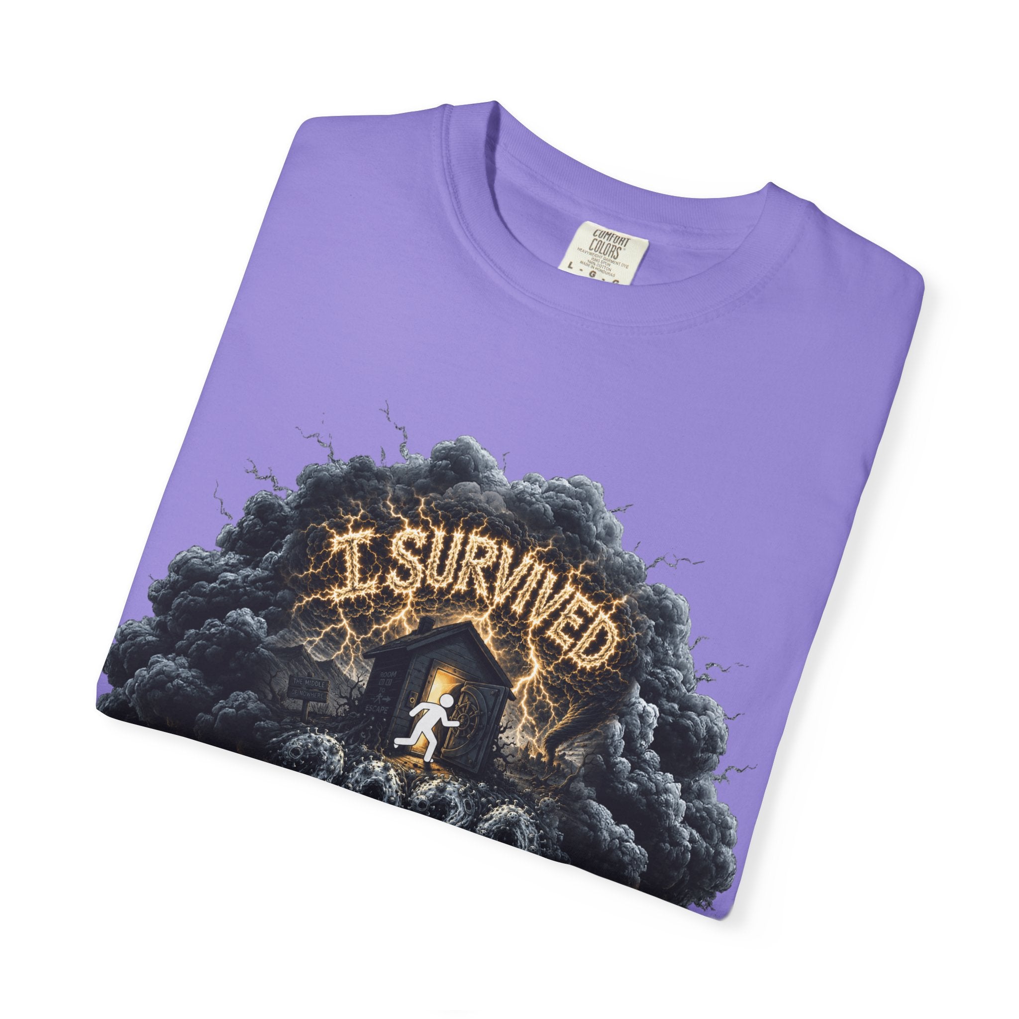 I Survived 2020 — Director's Cut Original Design Teaser Tee | Season 1 Premiere Drop Unisex Garment-Dyed T-shirt