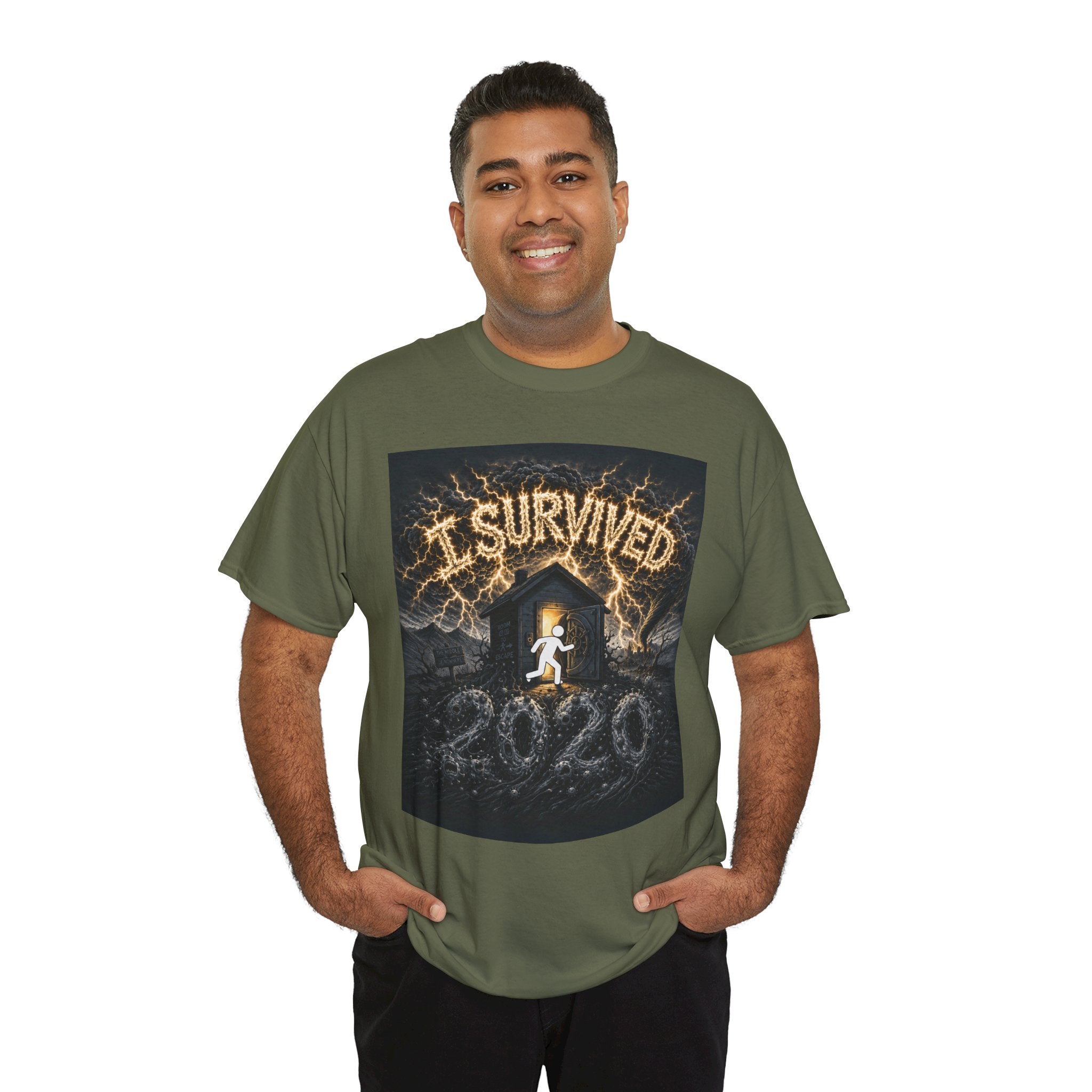 I Survived 2020 — Original PILOT Design Unisex Heavy Cotton Tee