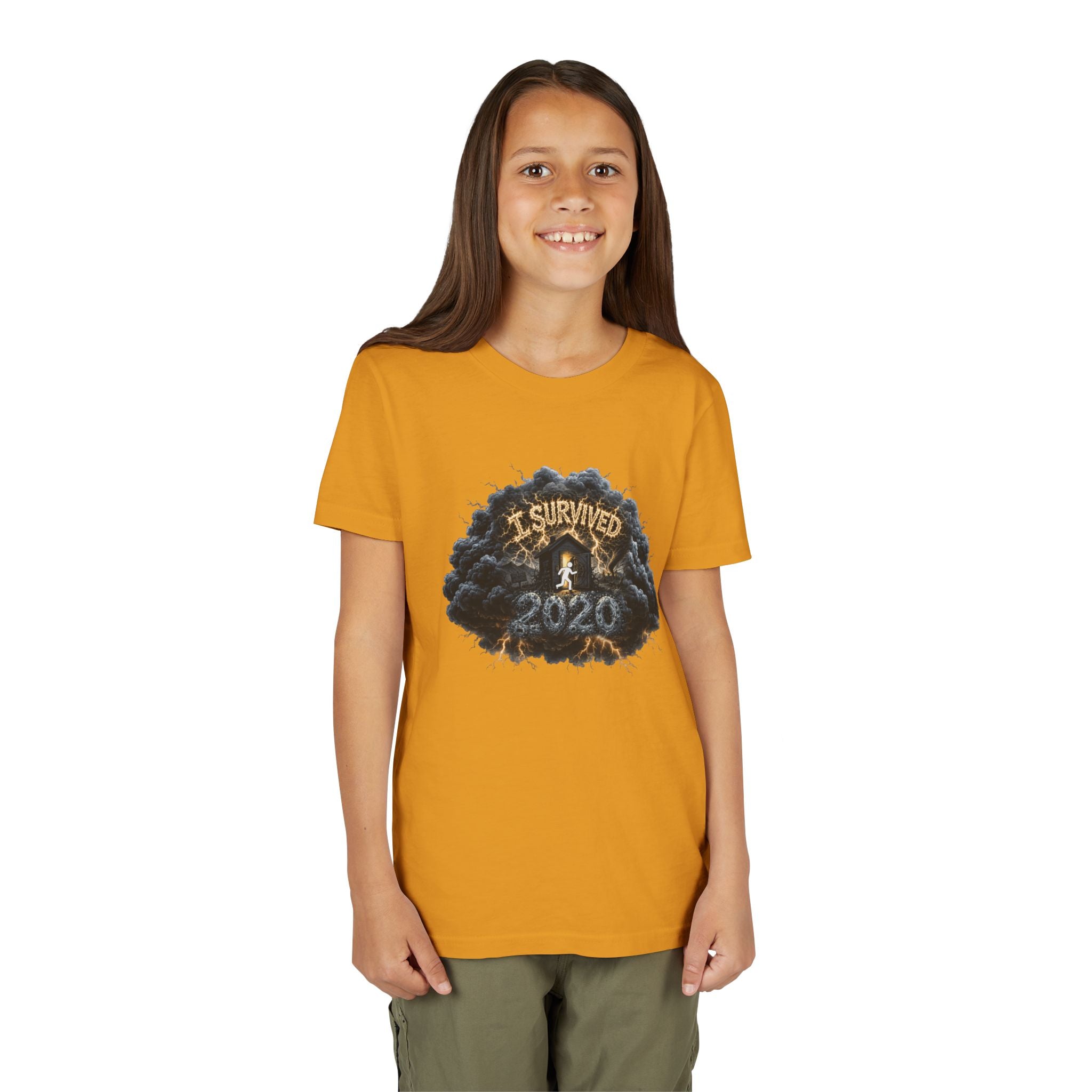 I Survived 2020 — Director's Cut Original Design Teaser Tee | Season 1 Premiere Drop Youth Short Sleeve Tee