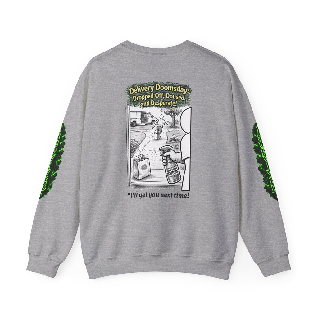 I Survived 2020 — Director's Cut S1:E5 "Delivery Doomsday" | Pandemic Edition Unisex Heavy Blend™ Crewneck Sweatshirt