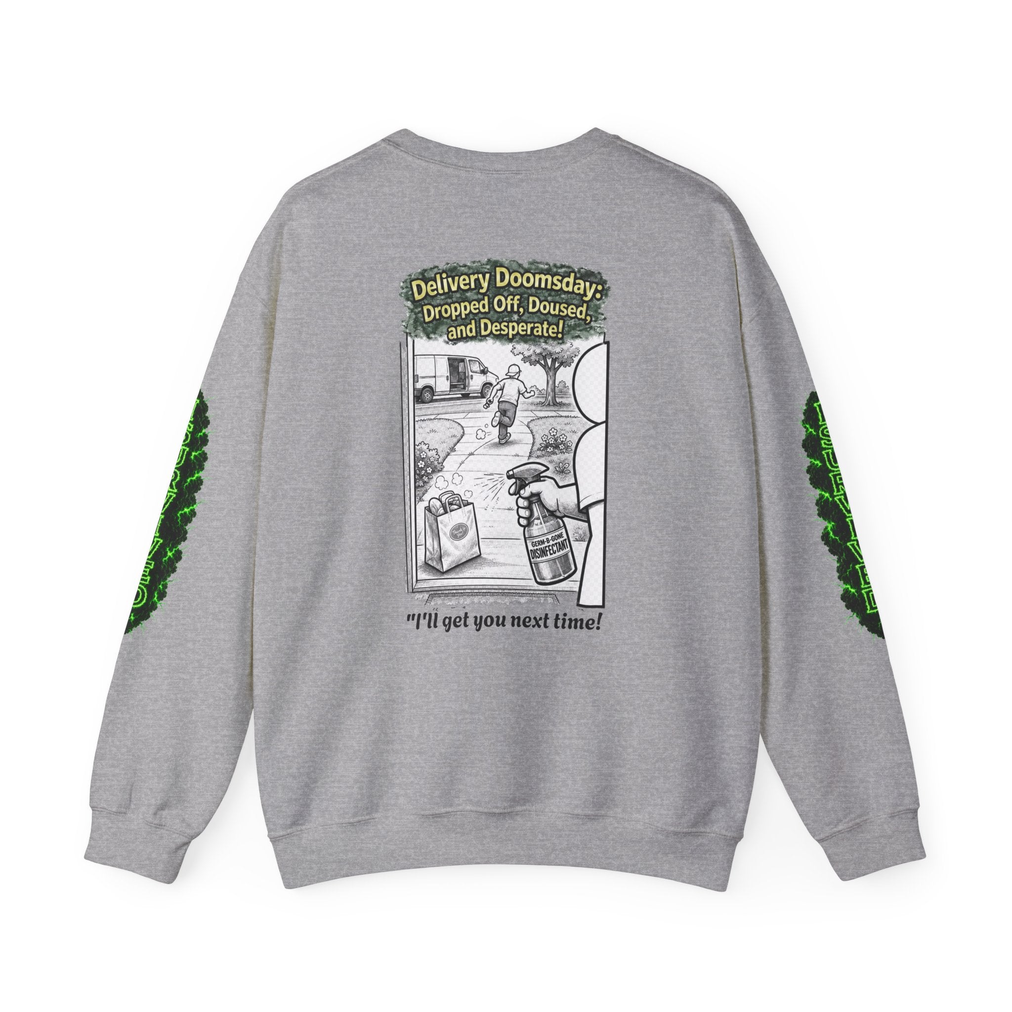 I Survived 2020 — Director's Cut S1:E5 "Delivery Doomsday" | Pandemic Edition Unisex Heavy Blend™ Crewneck Sweatshirt