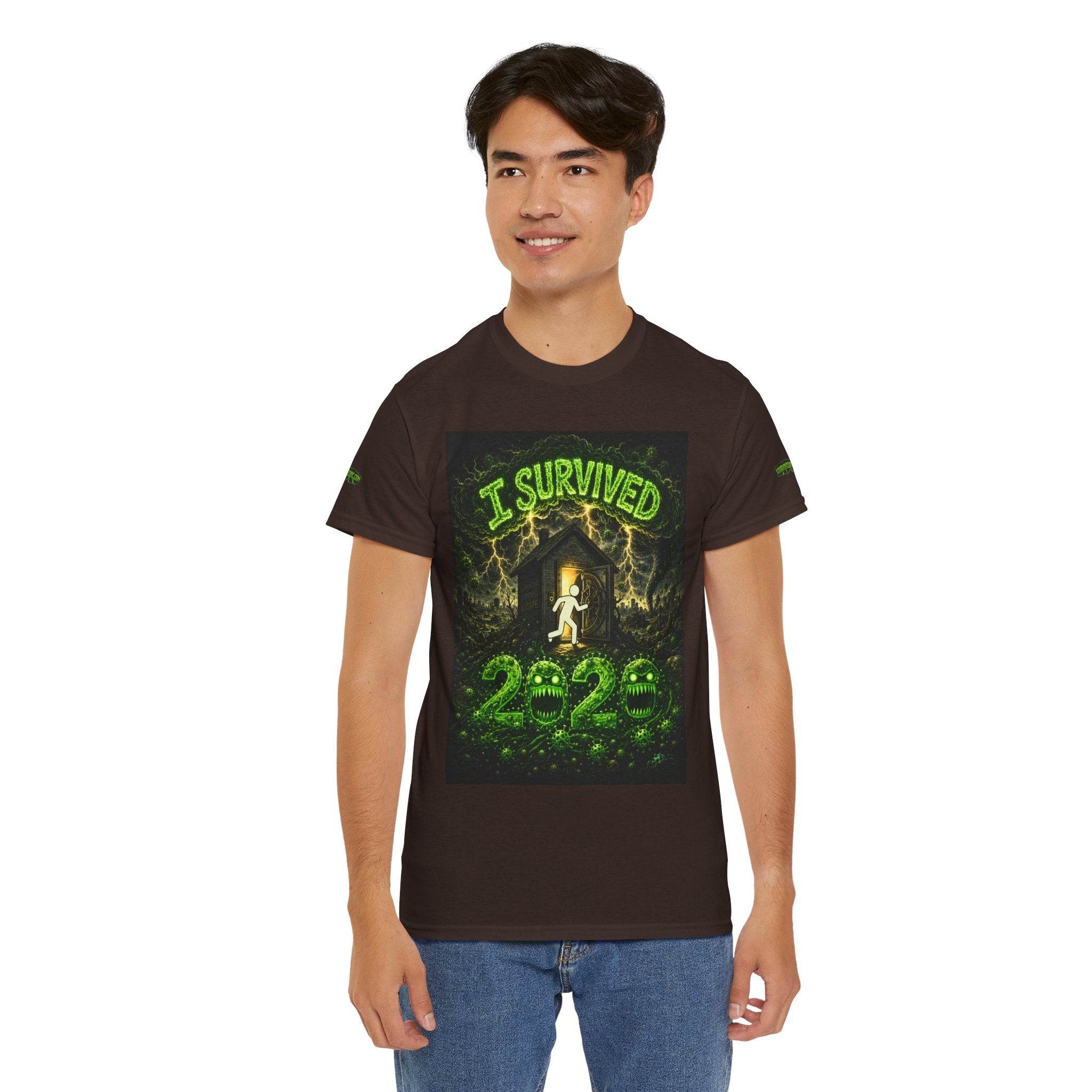 I Survived 2020 — S1:E1 "COVID-19: The Coronavirus" | Pandemic Edition Unisex Heavy Cotton Tee (SPECIAL EDITION)