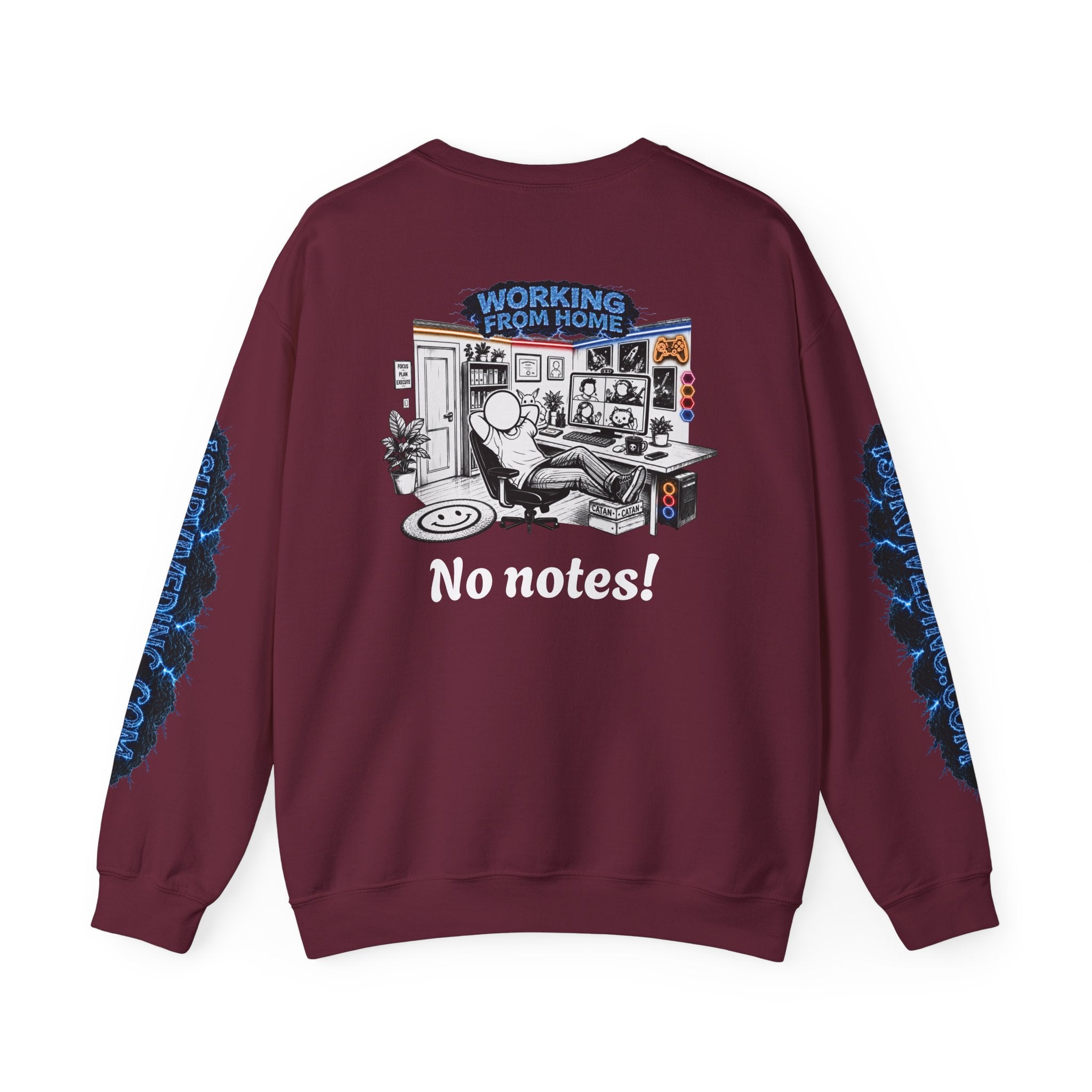 I Survived 2020 — LOCKDOWN S3:E4: "Working From Home" Unisex Heavy Blend™ Crewneck Sweatshirt