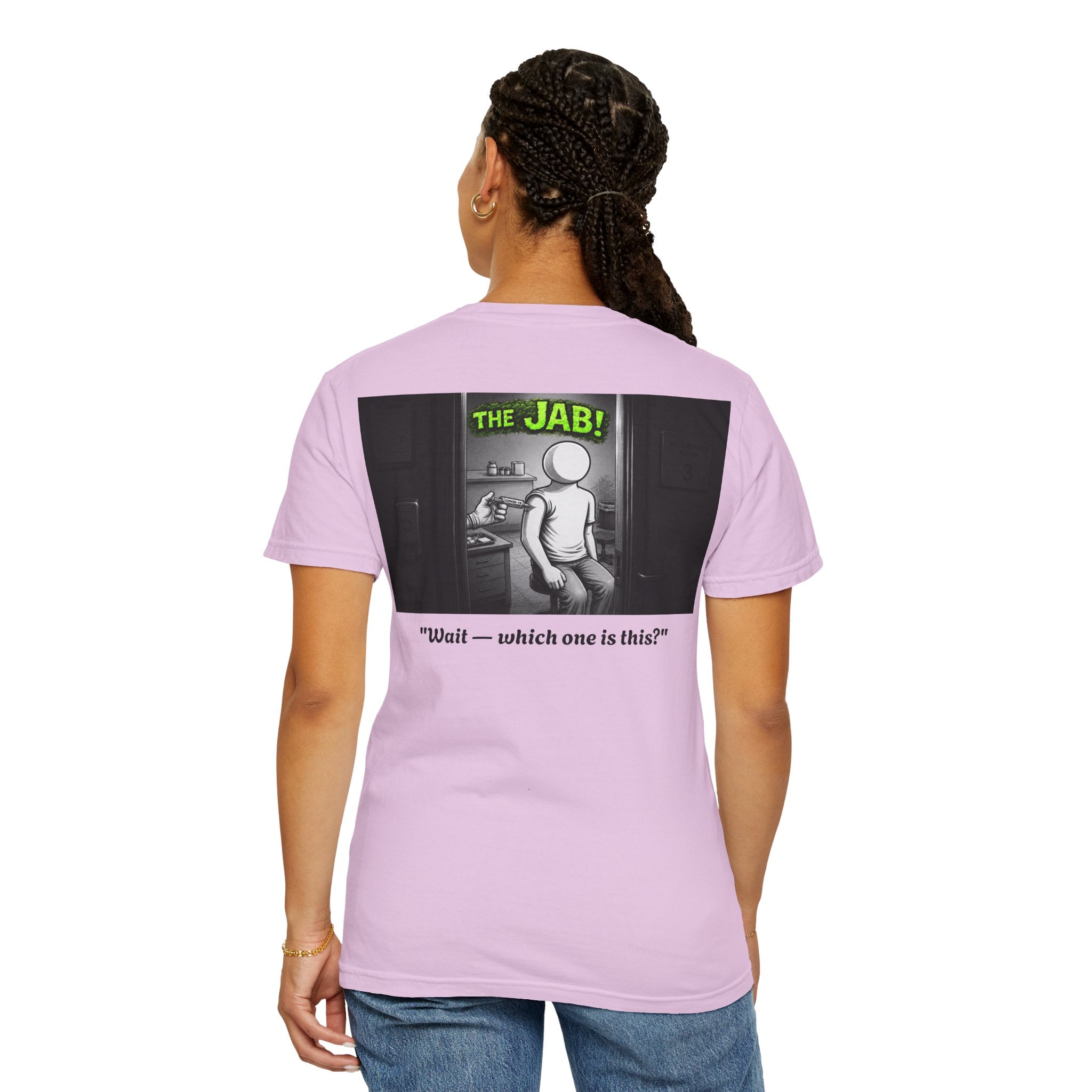 I Survived 2020 — Director's Cut S1:E3 "The Jab!" | Pandemic Edition Unisex Garment-Dyed T-shirt
