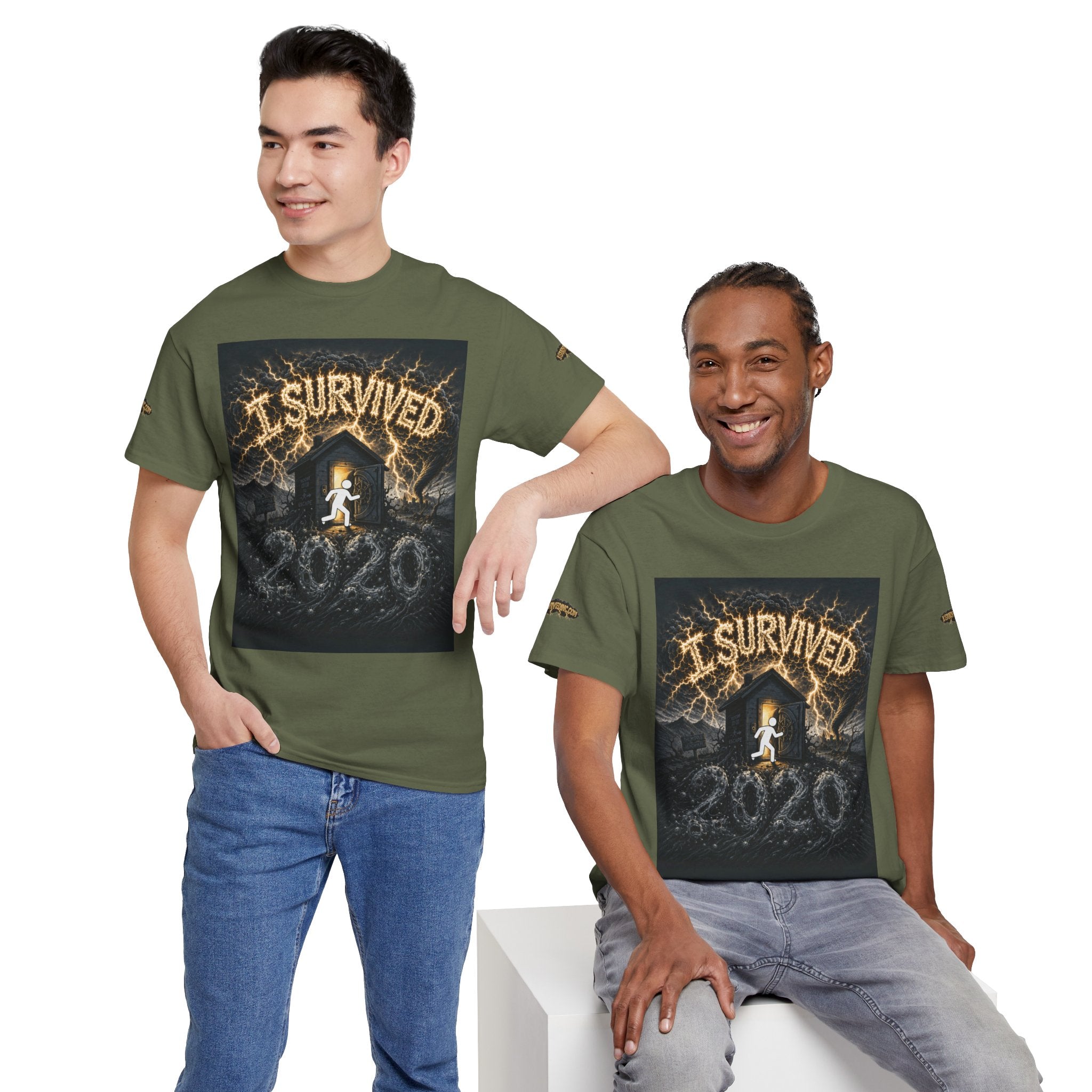 I Survived 2020 — Original PILOT Design: Special Edition Unisex Heavy Cotton Tee
