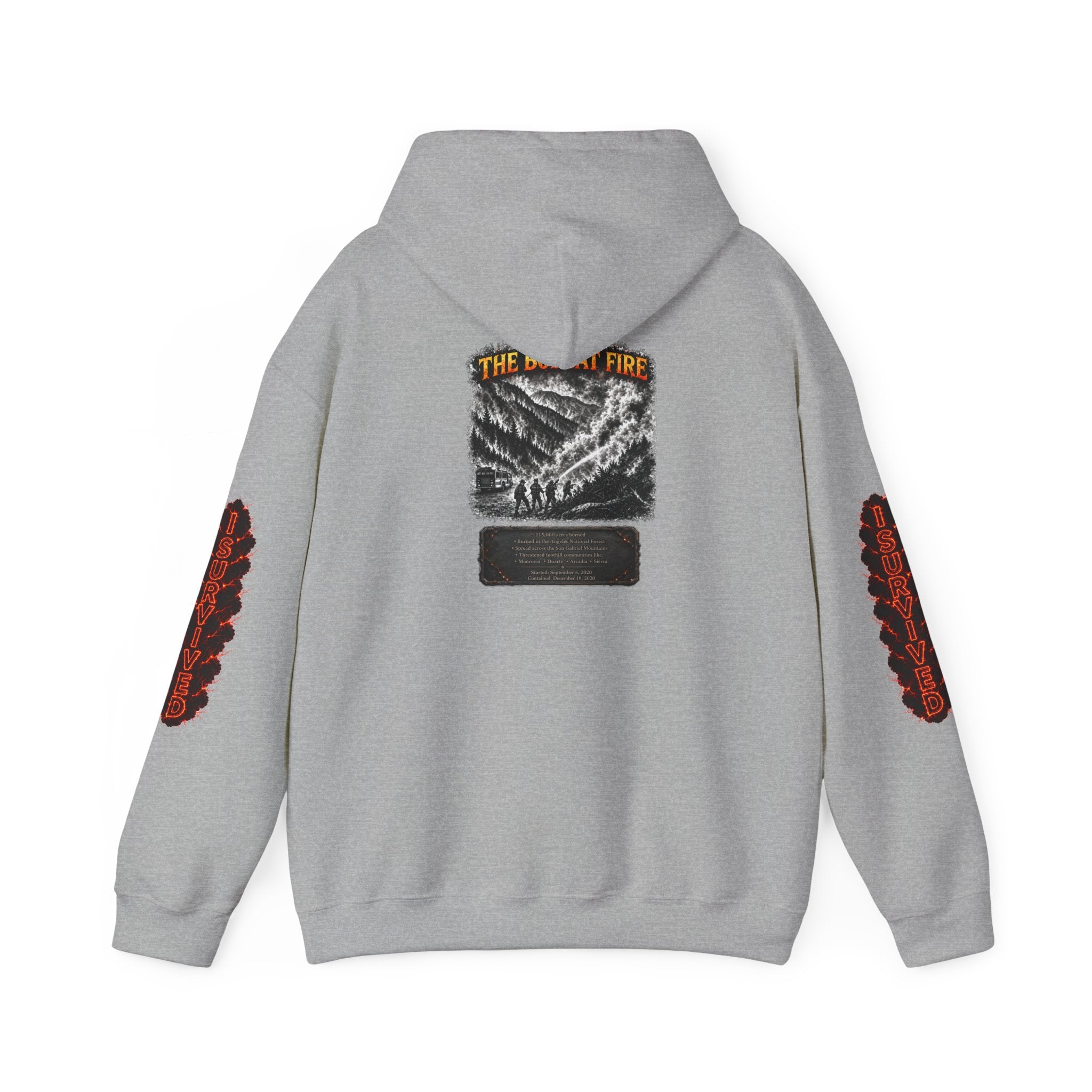 I Survived 2020 — Director's Cut S2:E2 "The Bobcat Fire" | Wildfire Edition Memorial Hoodie Sweatshirt